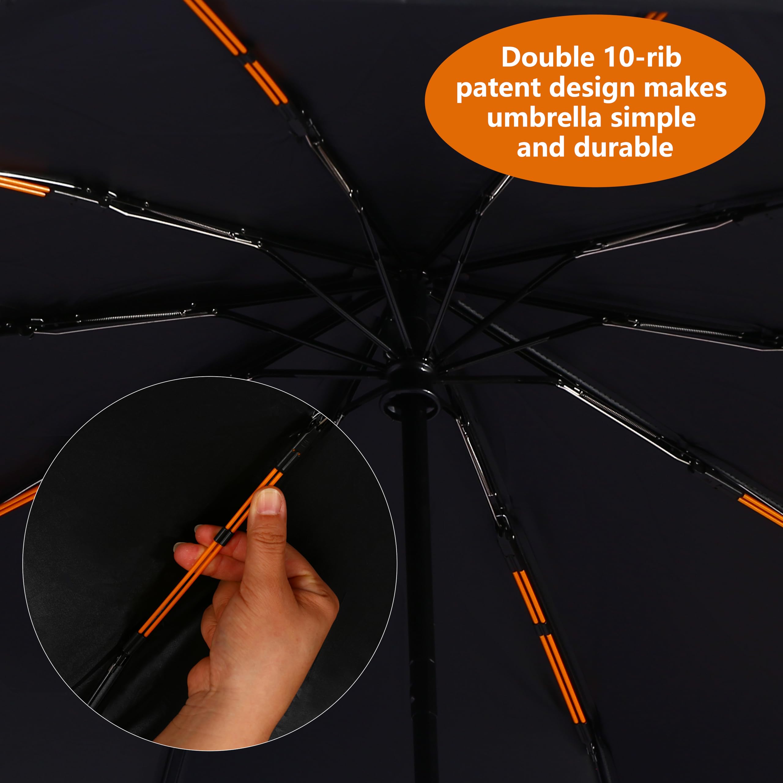 Compact Automatic Folding Umbrella - 46