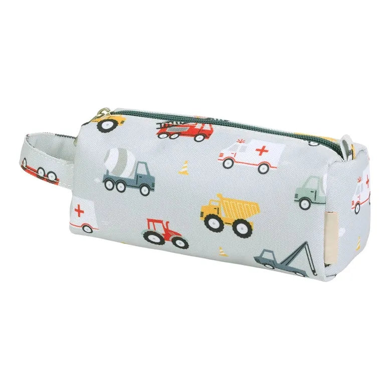 Kids Pencil Case with Vehicles Design - Durable School Supplies for Boys & Girls - Perfect for Classroom, Homework, and Travel Organization