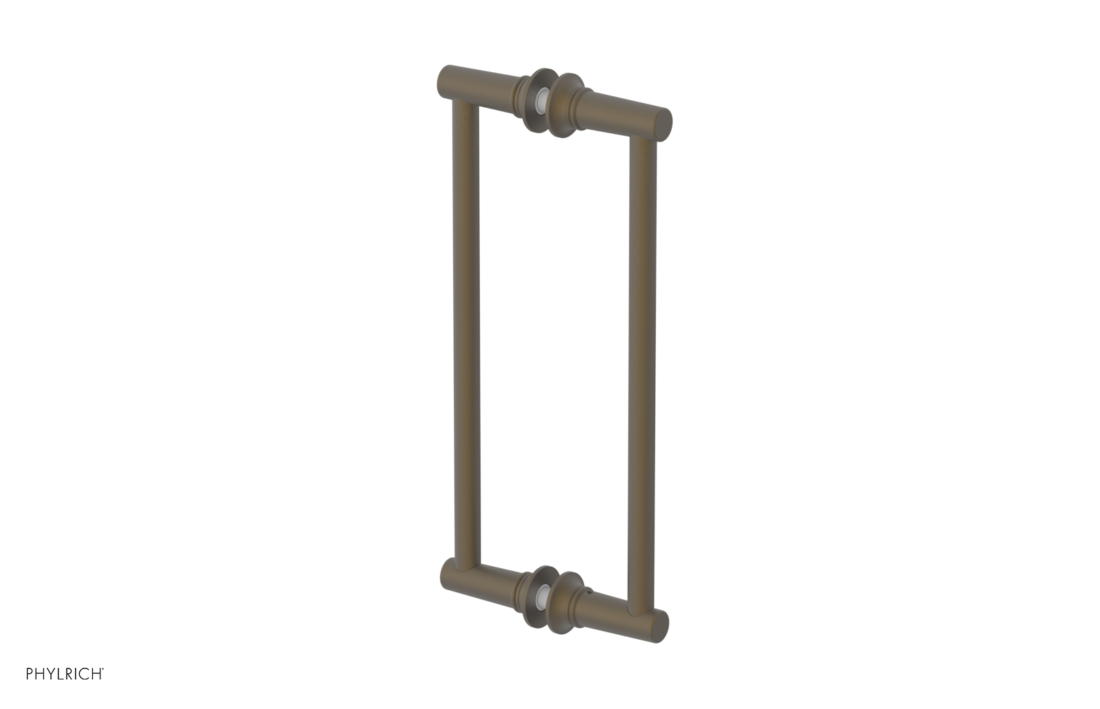 Hex Modern 12 Double Sided Shower Pull 501 93 12 - Premium Bathroom Hardware for Shower Doors & Glass Enclosures - Perfect for Home Renovation & Spa Style Bathrooms