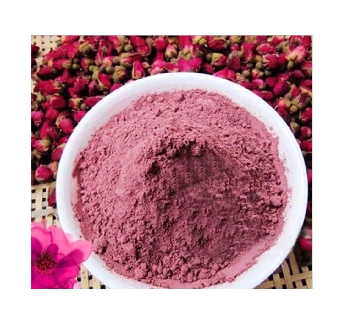 SK ORGANIC Rose Petal Powder for Face & Skin Care - 100g | Natural Glow Booster for Facial Masks, DIY Beauty & Skincare Routines