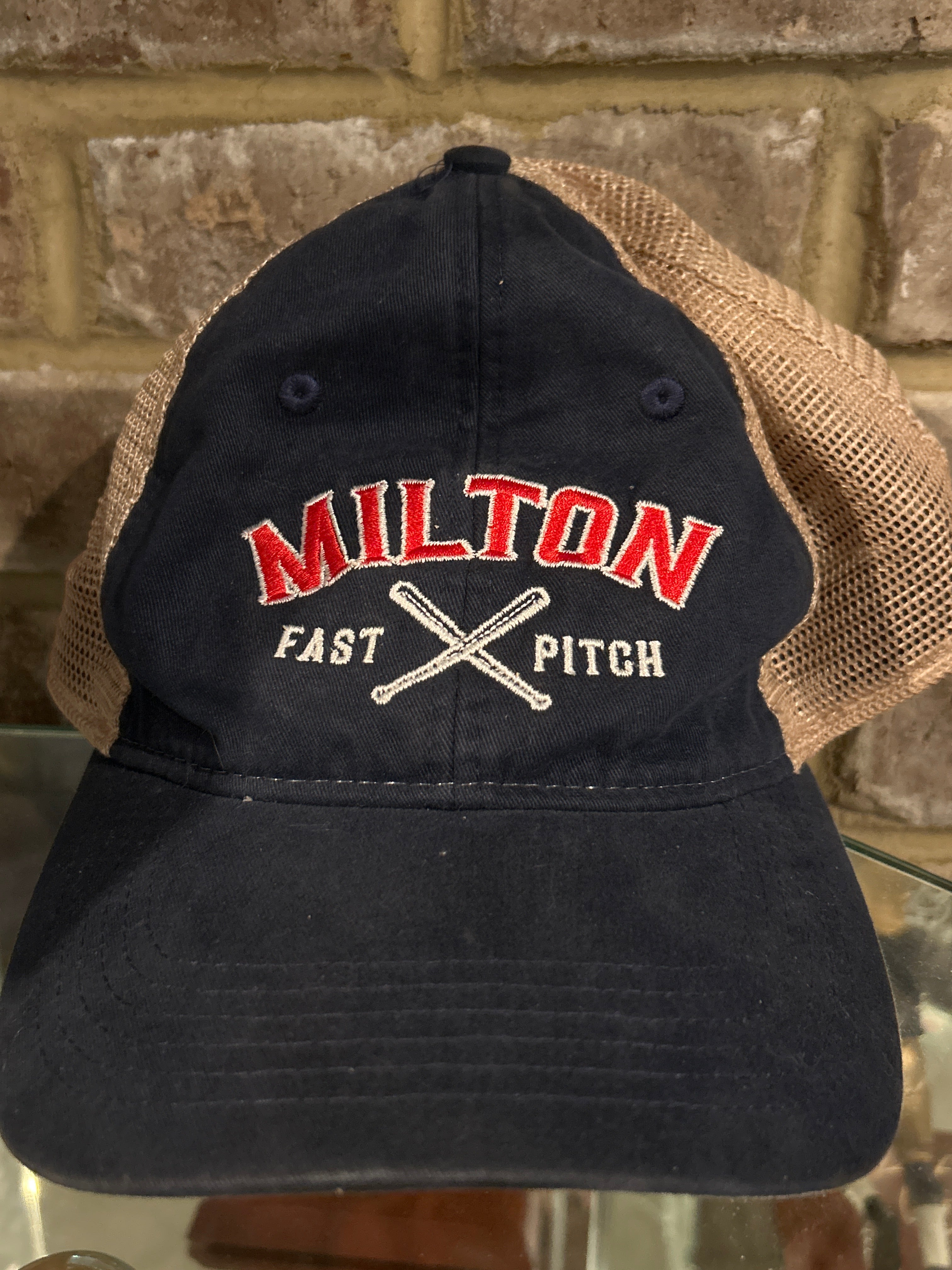 Milton High School Fast Pitch Softball Trucker Hat - Adjustable Snapback Cap for Players & Fans - Perfect for Games, Practice & Team Spirit