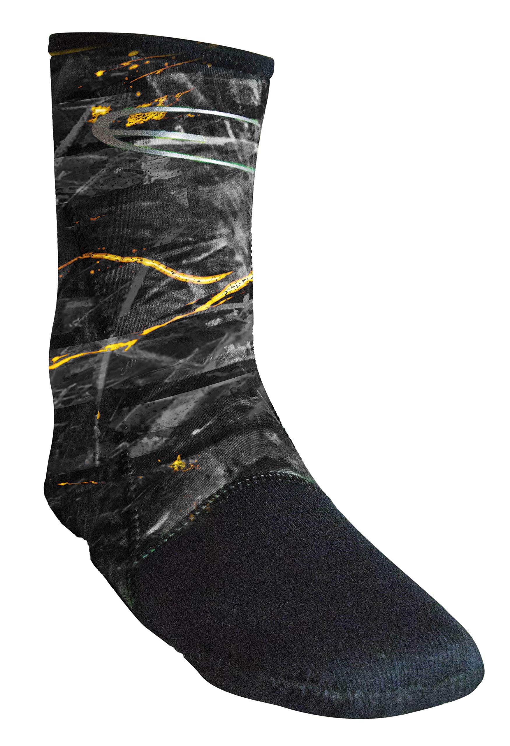 **3mm Fusion PowerTex Spearfishing & Freediving Socks for Men & Women - Neoprene Dive Booties for Warmth & Protection - Perfect for Scuba, Snorkeling & Water Sports**