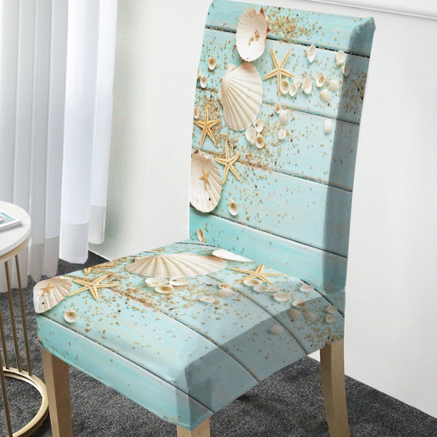 Stylish Coastal Chair Cover - Waterproof & UV Resistant Outdoor Furniture Protector - Perfect for Patio, Beach, and Poolside Chairs