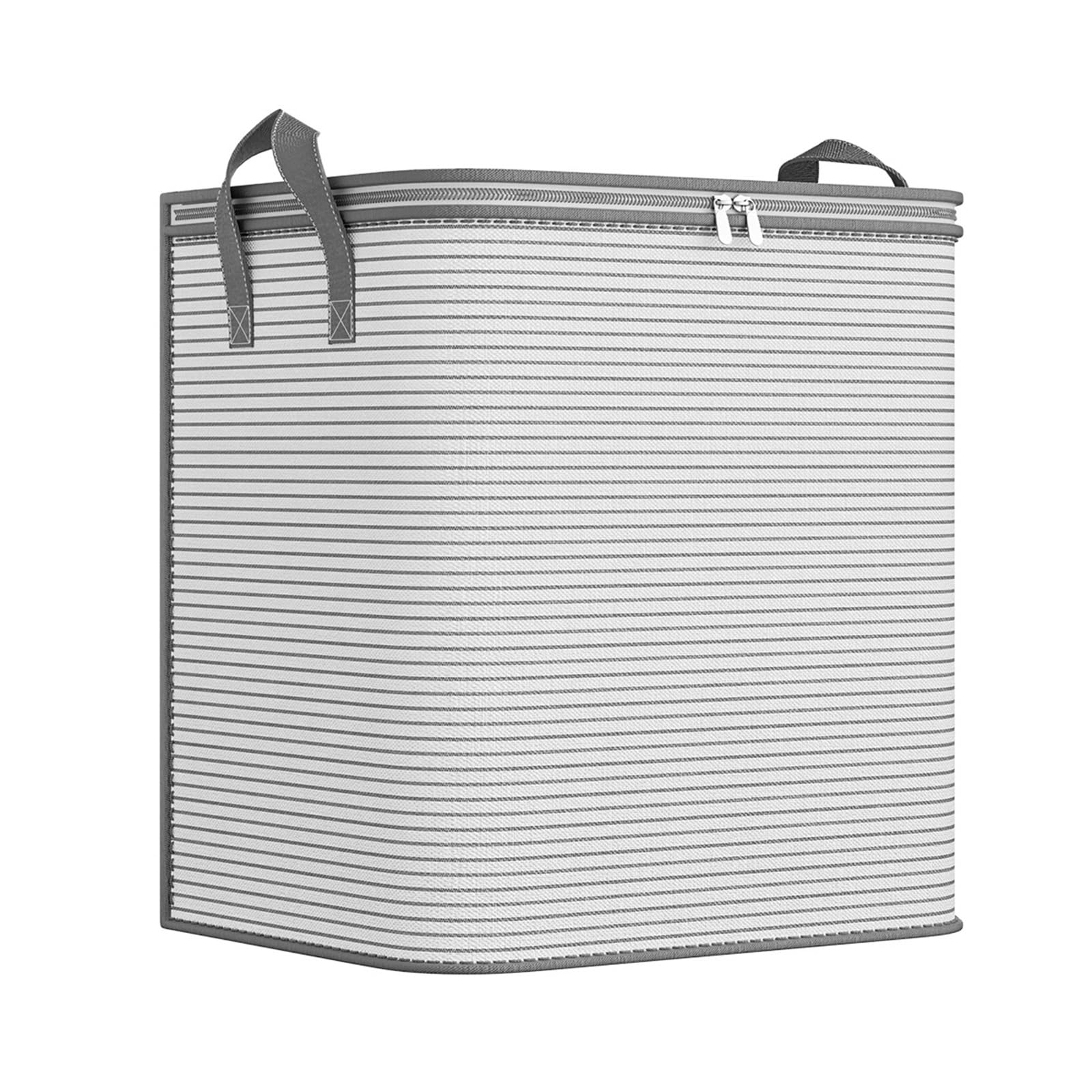 Extra Large Foldable Storage Bins - Heavy Duty Closet Organizers with Reinforced Handles & Lids for Space Saving - Ideal for Clothes & Home Organization