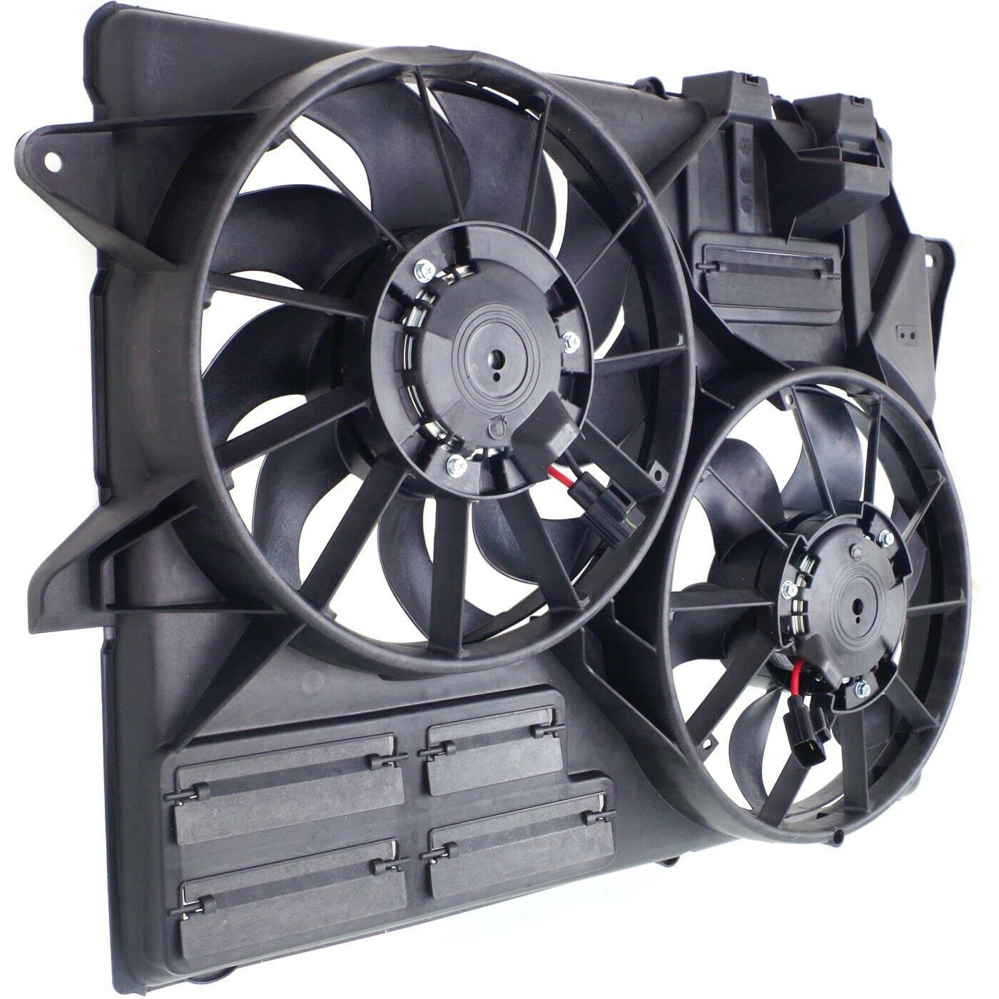 JJ Cooling Fan Assembly Compatible with FO3115205 FR3Z8C607A 14880793 - Replacement for Ford Vehicles - Perfect for Engine Cooling & Overheating Prevention