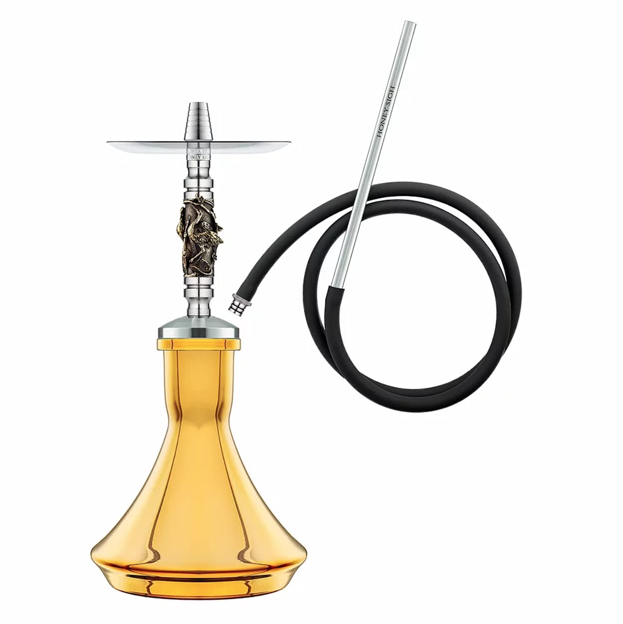 Premium Mini Hookah Shisha (Crane Design) - Portable & Stylish for Home, Parties & Relaxation | Hookah Honey Sigh Exclusive