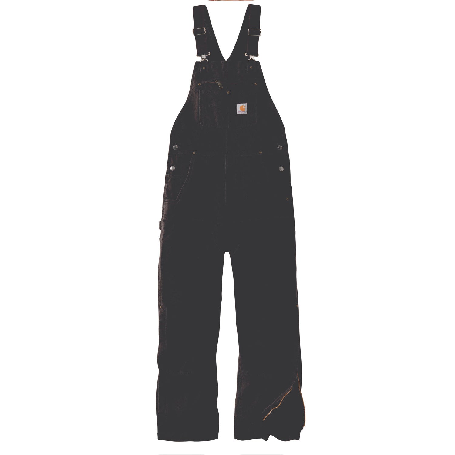 Carhartt Men's Quilt Lined Duck Bib Overalls - Durable Workwear for Construction, Farming & Outdoor Activities