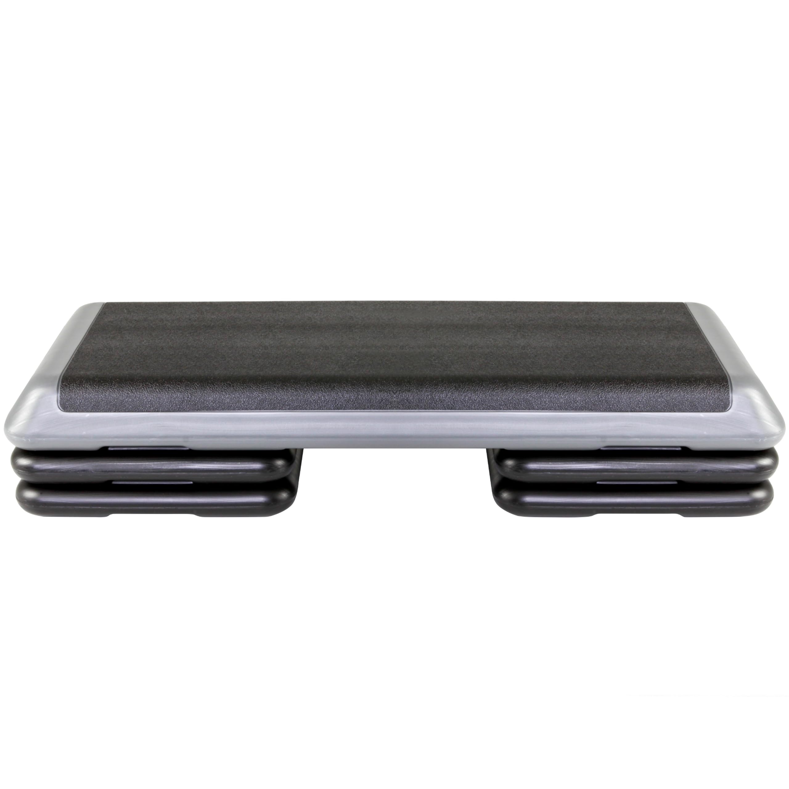 Original Aerobic Stepper Platform with Adjustable Risers - Health Club Size Stair Stepper for Home Workout & Gym Training - Perfect for Cardio, Step Aerobics and Full-Body Exercise at Home