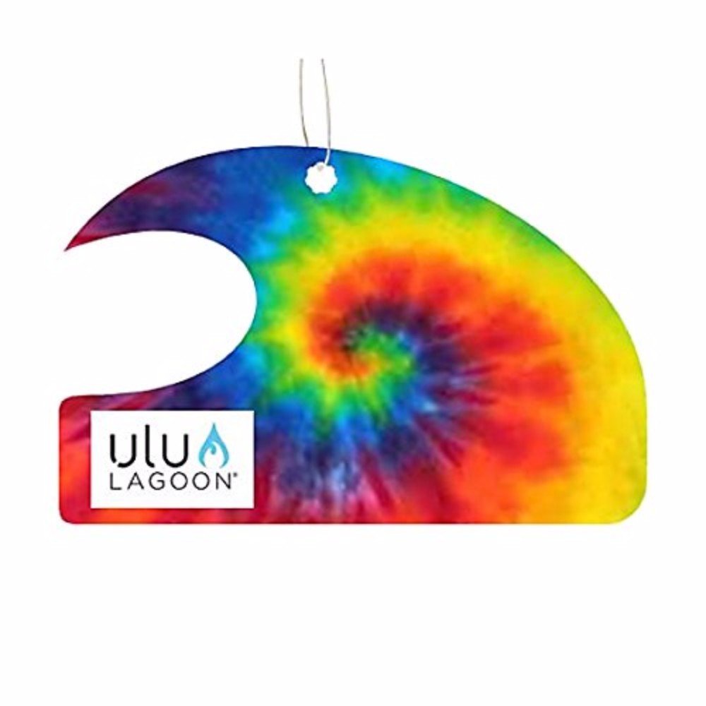 Ulu Lagoon Scented Air Freshener - Vibrant Tie Dye Design for Car, Home & Office | Long-Lasting Fragrance for Fresh Spaces
