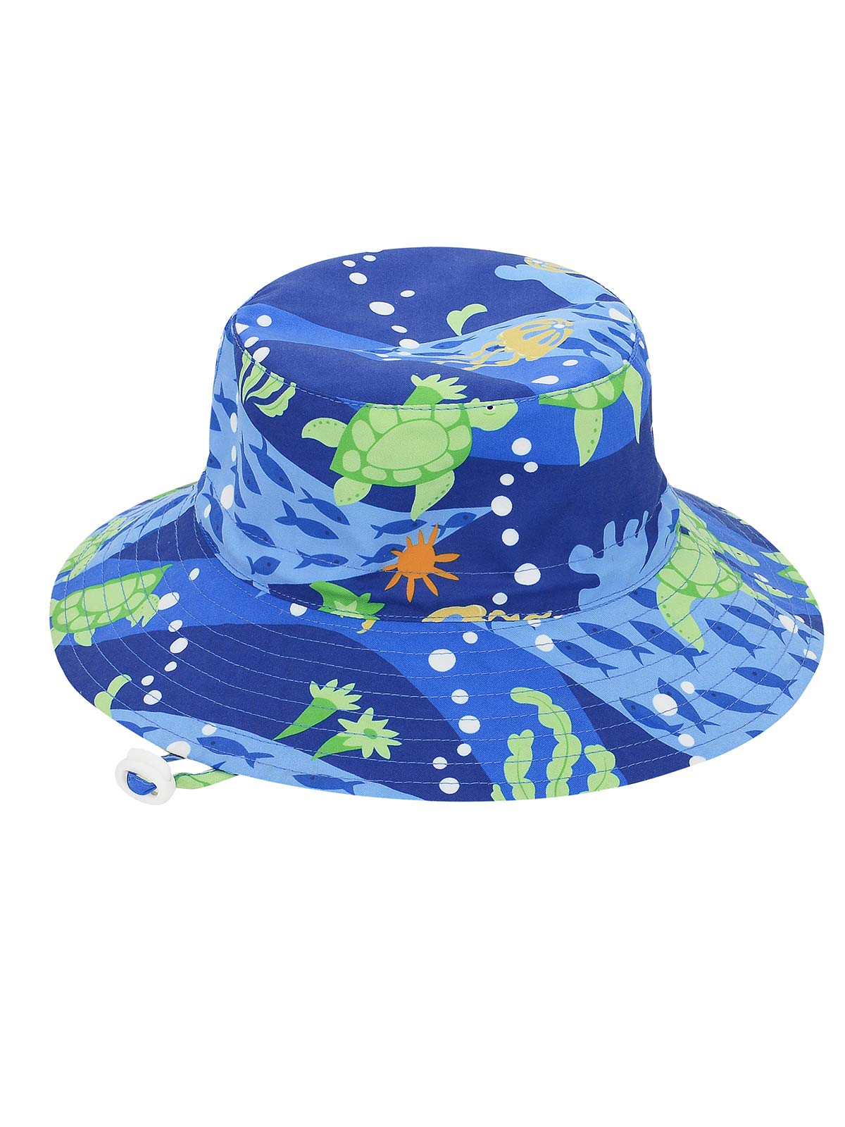 UPF 50+ Baby Sun Hat for Toddlers - Wide Brim Bucket Hat for Boys & Girls - Summer Beach Hat for Outdoor Play, Swimming, Park & Vacation Sun Protection