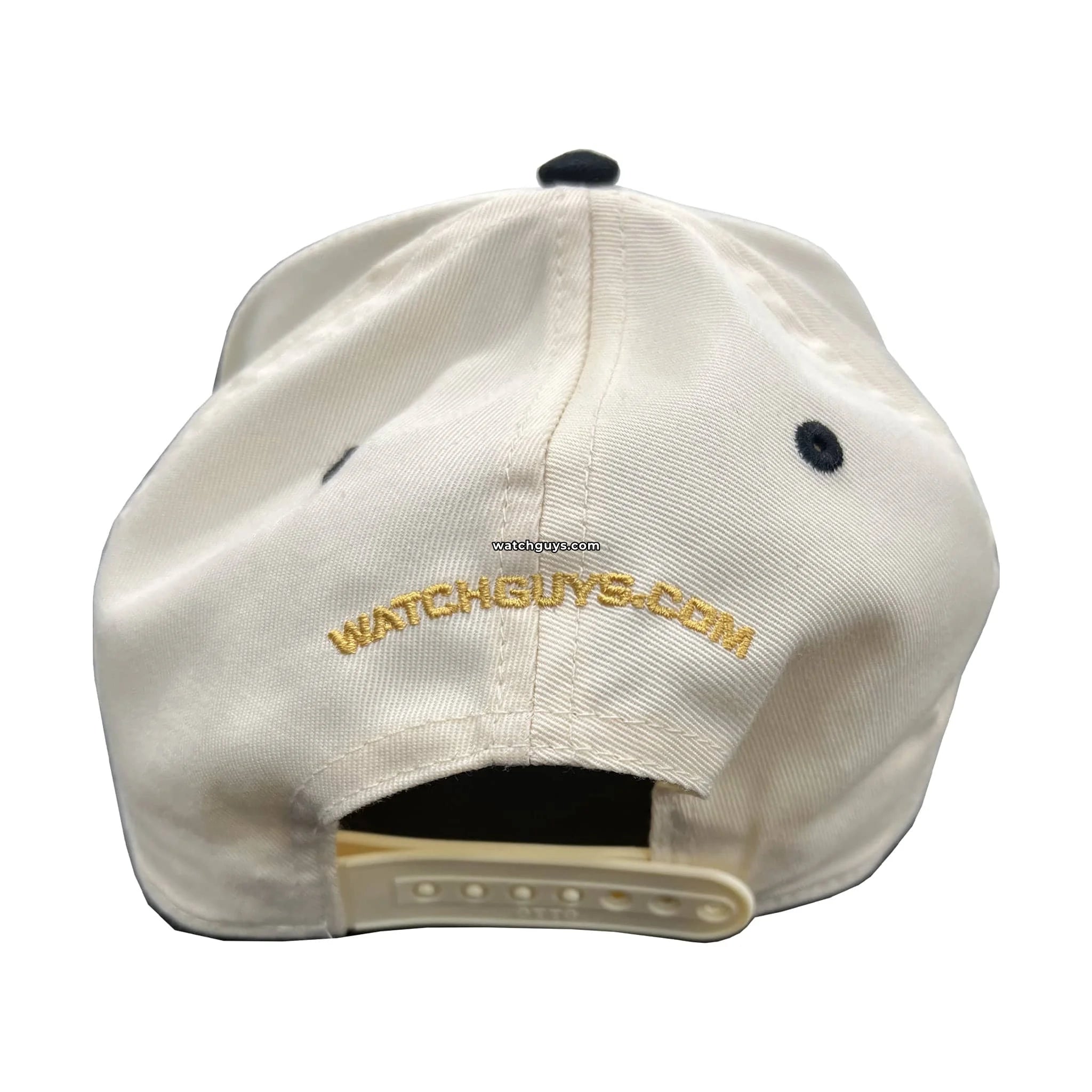 WatchGuys Hat for Men & Women - Beige & Yellow Adjustable Baseball Cap - Perfect for Outdoor Activities, Sports, and Casual Wear