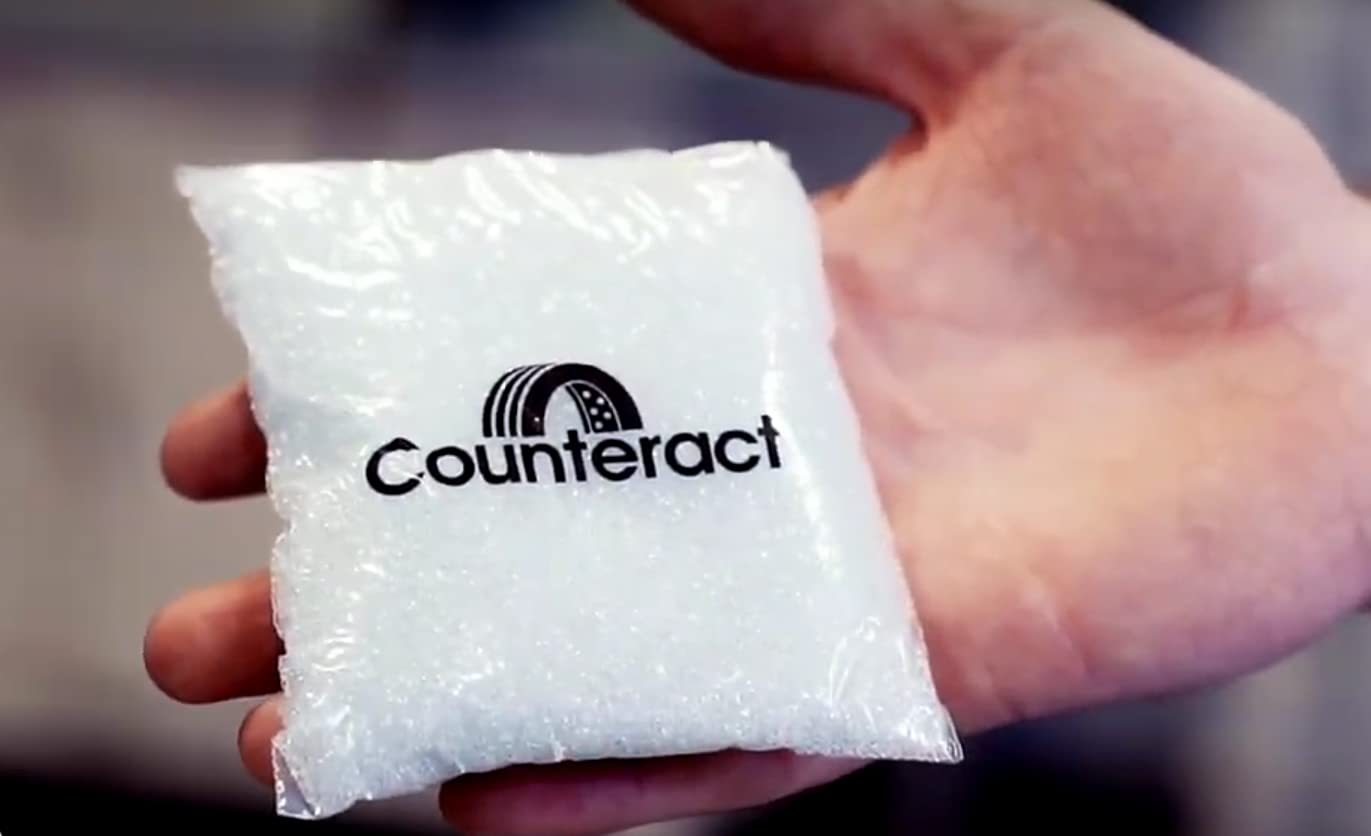 Counteract 14OZ-B12 Centrifugal Force Tire/Wheel Balancing Beads - Perfect for Off-Road Vehicles & Light Duty Trucks | 12 Pack 14oz Balance Bead Bags with Valve Cores & Caps | Improve Ride Smoothness & Reduce Tire Wear for Highway & Off-Road Adventures