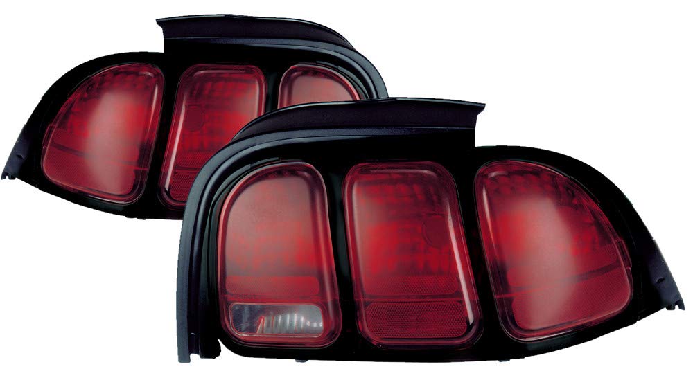 **1996-1998 Ford Mustang Tail Lights Lamps Set - Driver & Passenger Side - High-Performance LED Replacement for Enhanced Night Visibility & Style**    *(Perfect for Upgrading Your Classic Mustang's Rear Lighting for Safety & Custom Looks)*