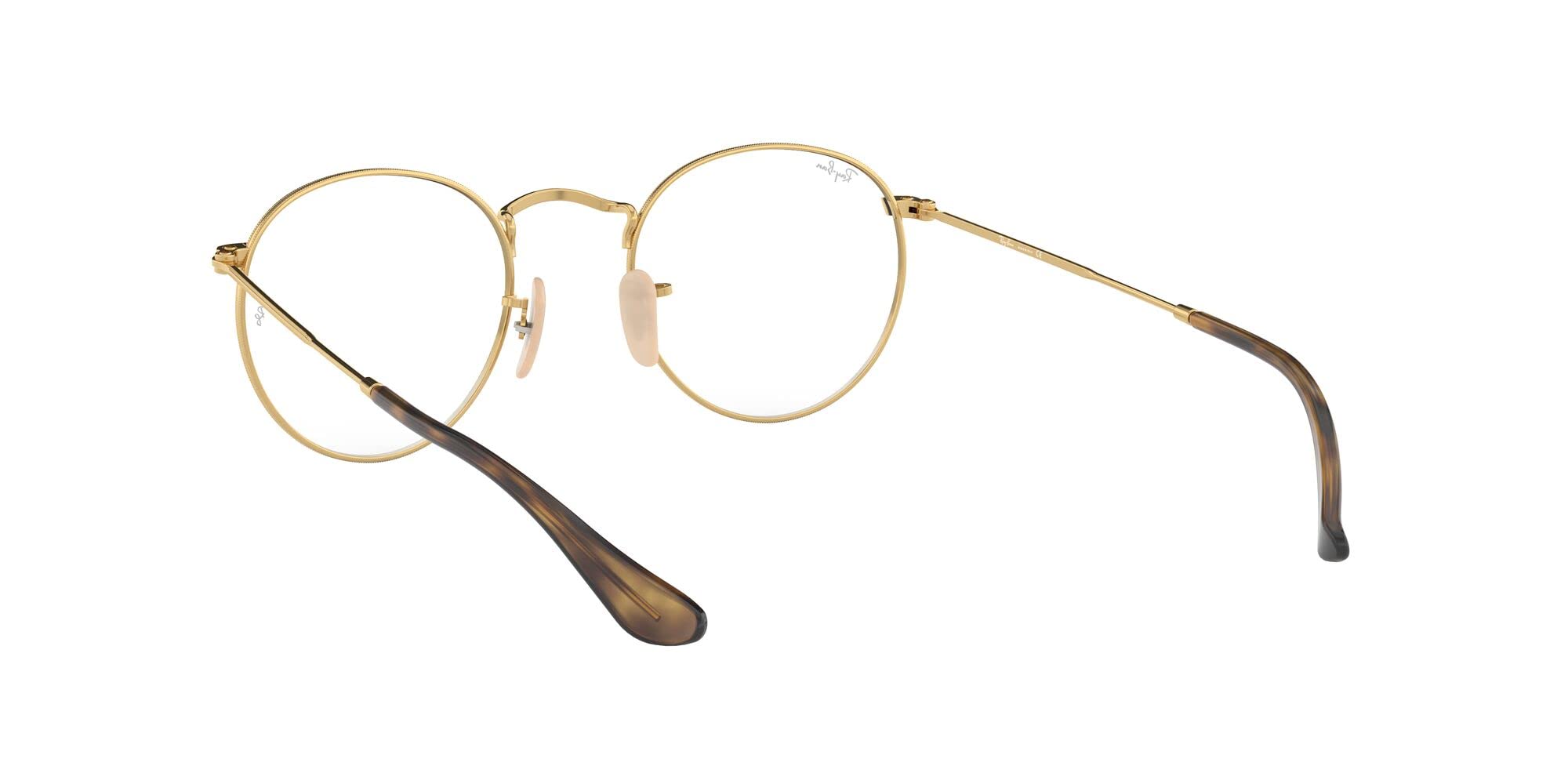Ray-Ban Rx3447v Round Metal Prescription Eyeglass Frames - Classic Retro Style for Men & Women - Perfect for Reading, Driving & Fashion Accessories