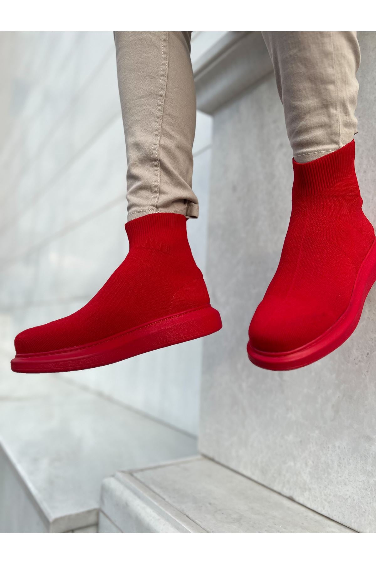CH207 TRT Maglieria T Men's Shoes Red - Comfortable Casual Sneakers for Walking, Running & Everyday Wear