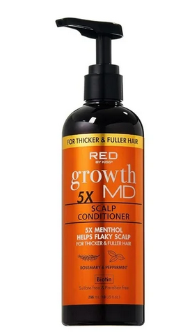 GROWTH 5X MD Scalp Conditioner with Menthol for Flaky Scalp Treatment - Soothes Itchy Scalp & Promotes Hair Growth - Perfect for Daily Scalp Care & Dandruff Relief