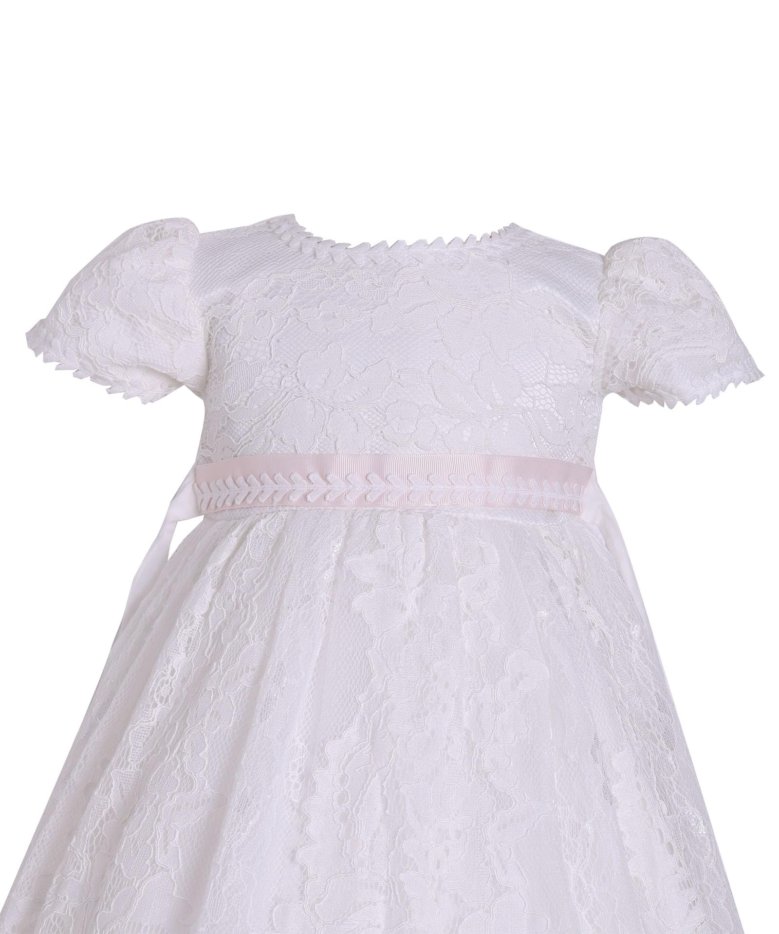 White Baby Christening Gowns - Long Baptism Dresses for Girls | First Communion, Baptism & Special Occasion Outfits