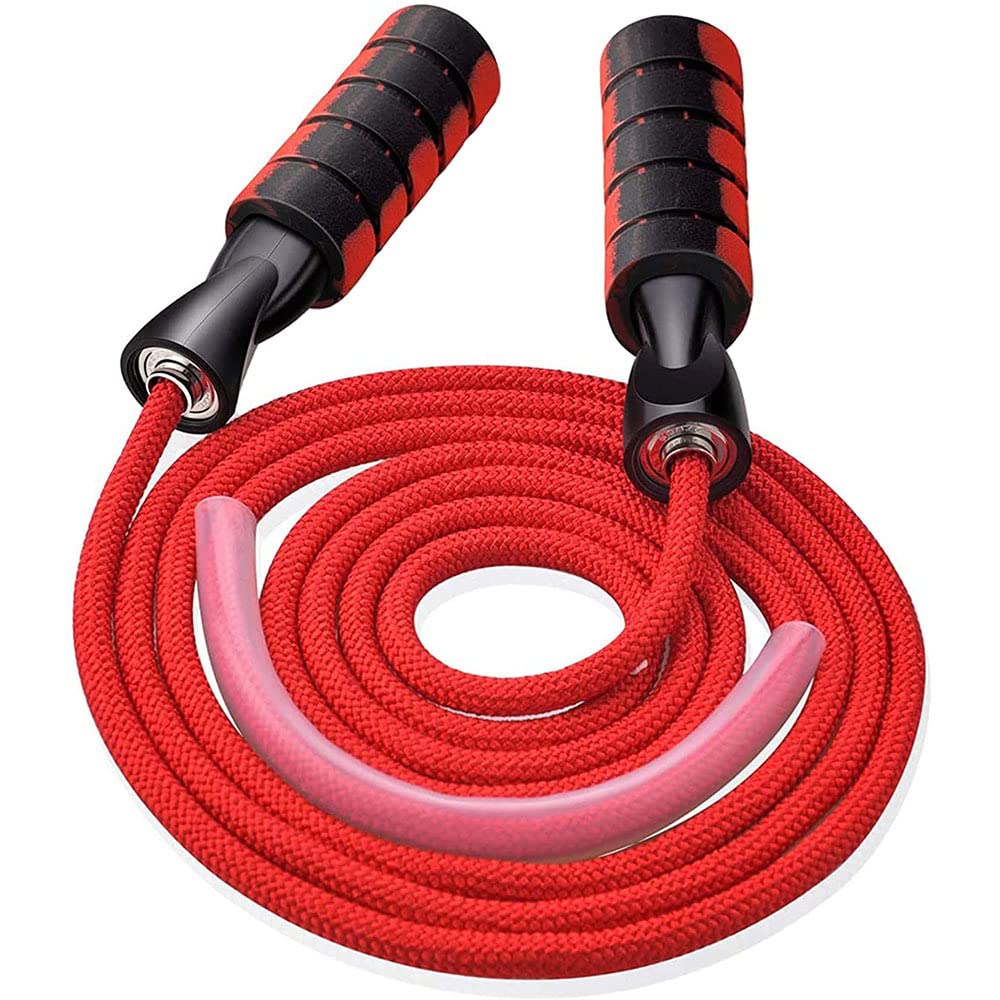 Premium Ball Bearing Speed Jump Rope for Kids, Women & Men - Smooth Spinning Handles for Indoor/Outdoor Workouts, Aerobic Exercise & Fitness Training - Ideal for CrossFit, Boxing, Cardio & Home Gym