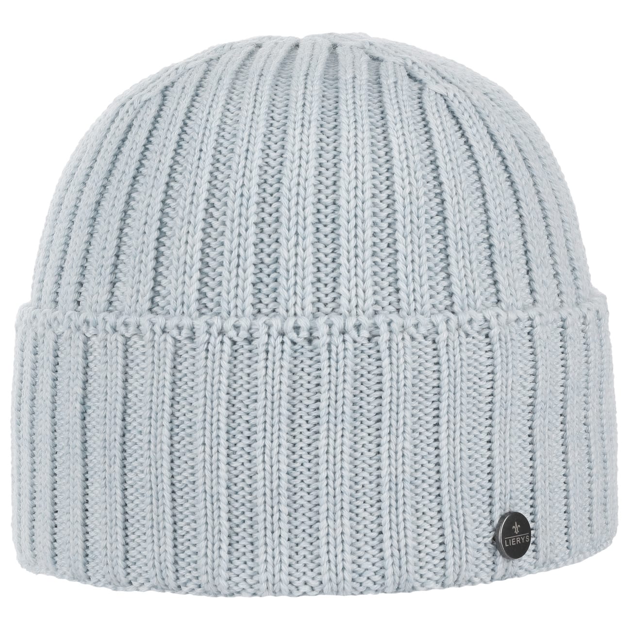 Lierys Merino Wool Knit Beanie with Foldable Cuff - Warm Winter Hat for Men & Women - Perfect for Skiing, Hiking, and Cold Weather Activities