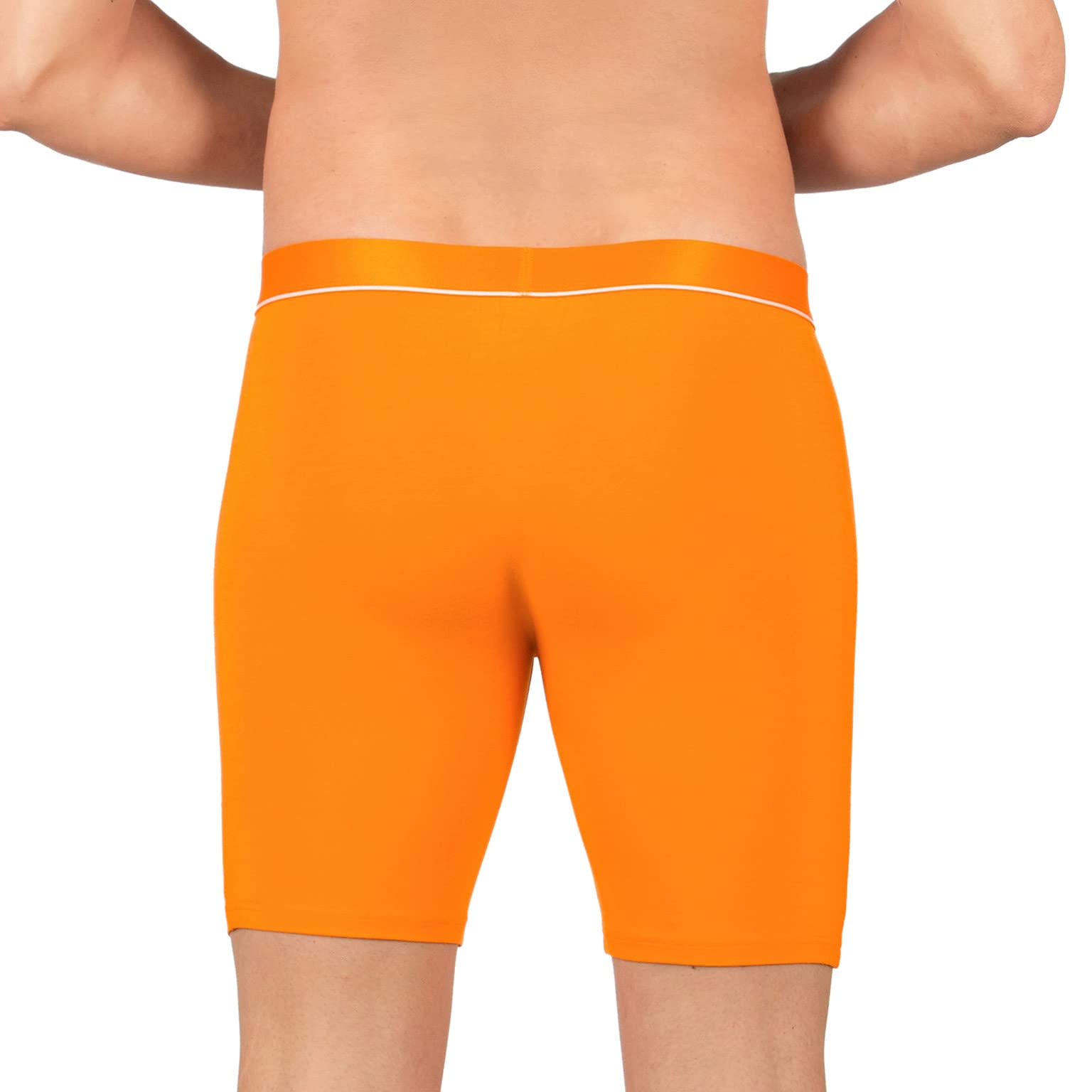 PrimeMan Men's 6-Inch Boxer Briefs - Soft Breathable Underwear for Comfort & Support - Perfect for Workout, Running & Daily Wear