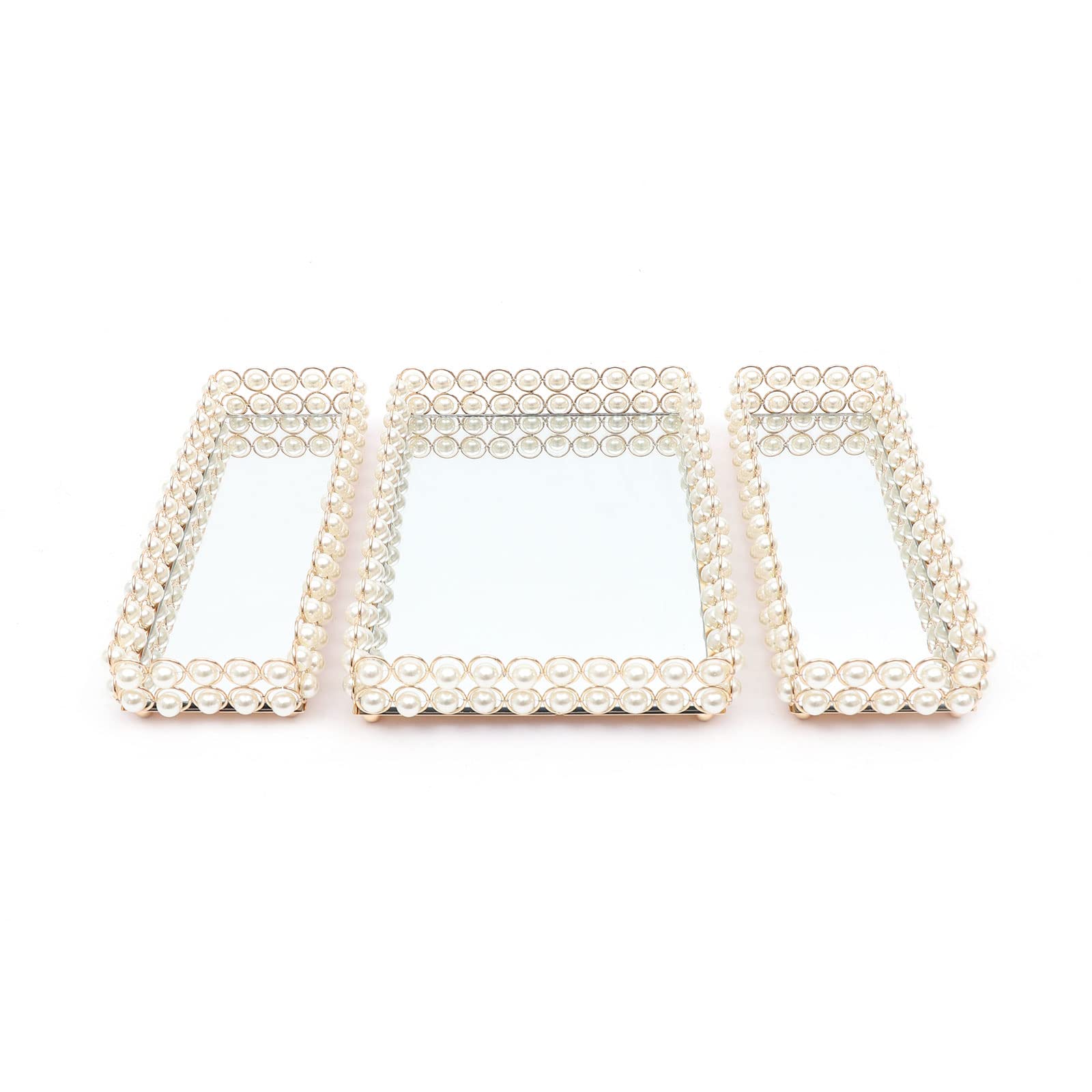 Premium Metal Cake Stand Set - Elegant Cupcake Holder & Dessert Display Tray with Crystal Accents for Weddings, Birthdays, Baby Showers | 8-Piece Party Serving Platter for Home Decor & Celebration Events