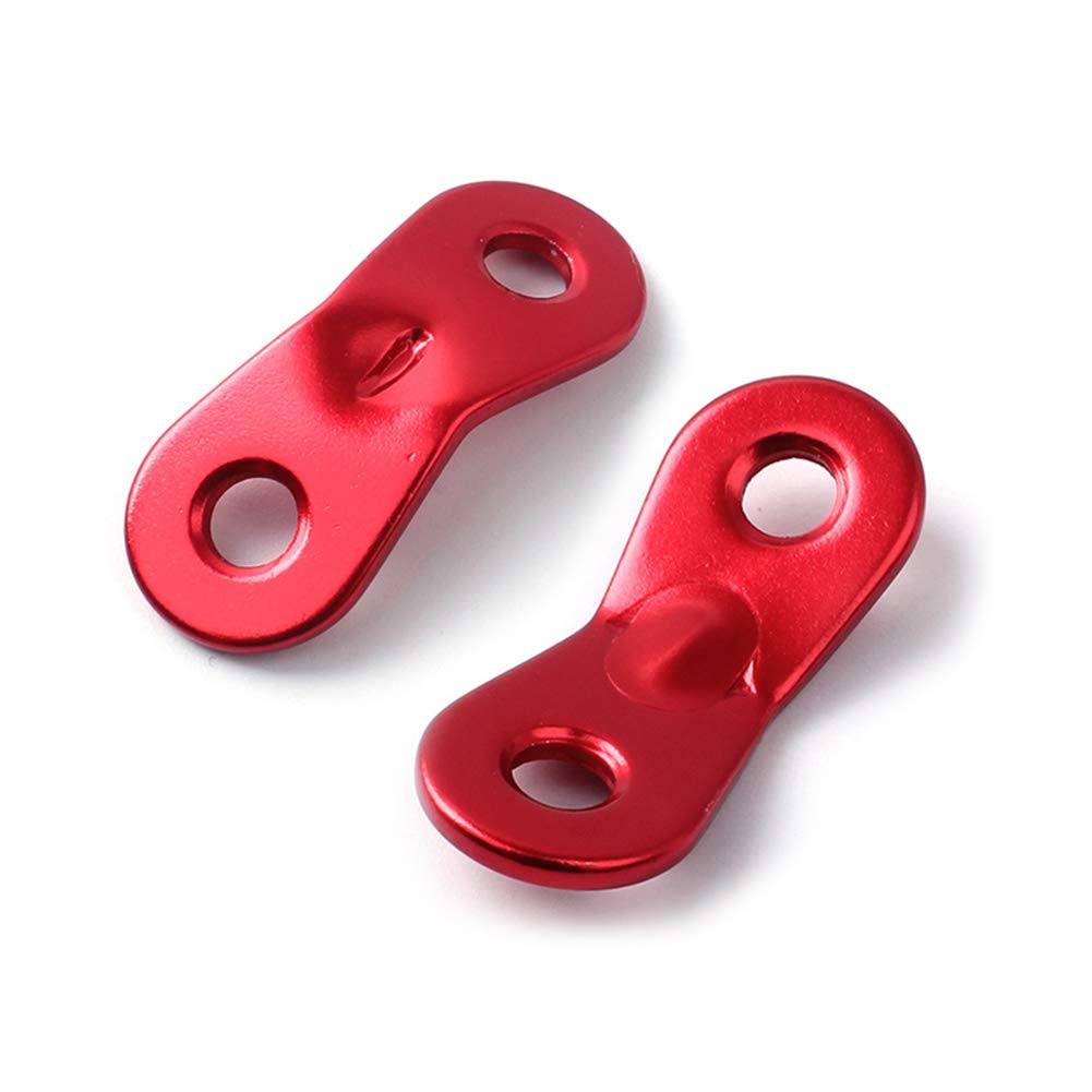 AKOAK 10 Pack Heavy Duty Aluminum Tent Rope Buckles - Adjustable Canopy Drawstring Clips for Camping, Hiking & Outdoor Gear - Secure Umbrella, Tarp & Shelter Accessories