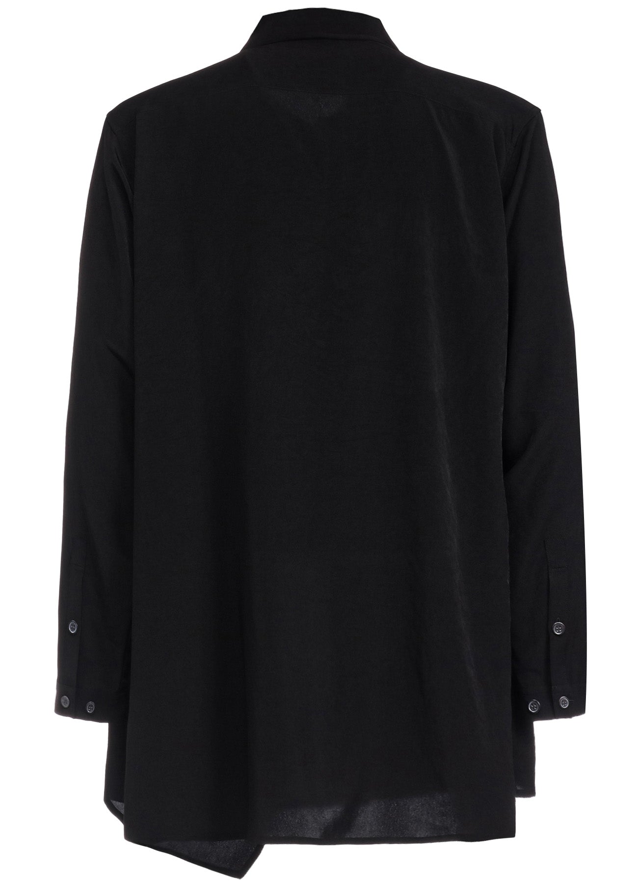 Elegant Crepe de Chine Front Layer Shirt for Women - Lightweight & Flowy Blouse for Casual Wear, Office & Special Occasions