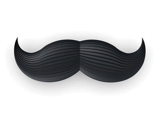 Kikkerland Mustache Erasers - Fun Novelty Pencil Toppers for Office, School & Gifts - Perfect for Whiteboards, Notebooks & Creative Writing