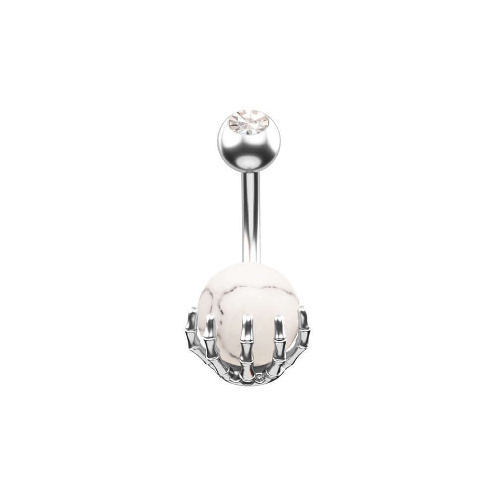 Opal Paw Belly Button Ring - Cute and Stylish Navel Piercing Jewelry for Women | Perfect for Everyday Wear, Parties, and Unique Fashion Statements