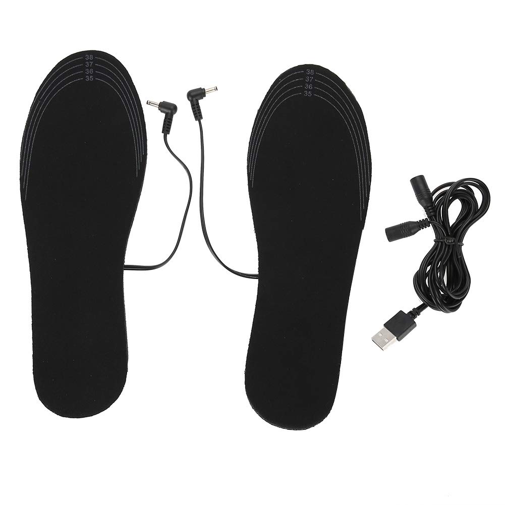 USB Rechargeable Electric Heated Insoles - Winter Foot Warmers for Men & Women, Washable & Reusable Boot Heater - Perfect for Skiing, Hiking & Cold Weather Outdoor Activities (#1)