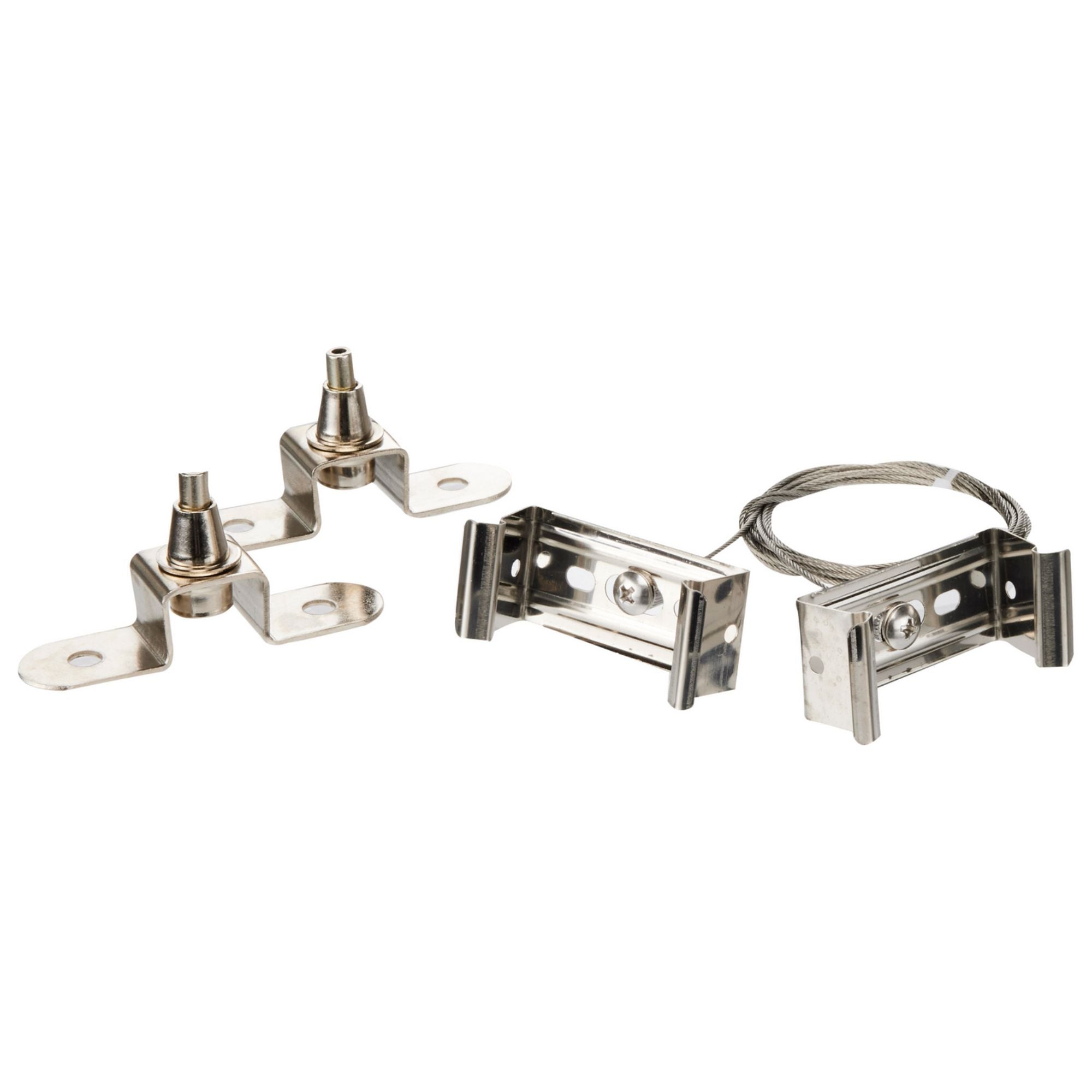 36 Inch Suspension Kit for 2' and 4' SATCO NUVO Vapor Proof Fixture - Heavy Duty Ceiling Mounting Hardware for Commercial & Industrial Lighting