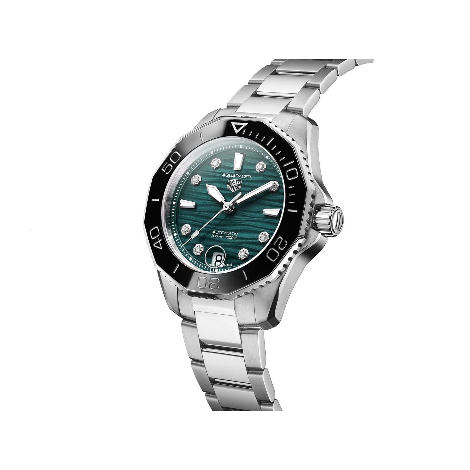TAG Heuer Aquaracer Professional 300 Date Calibre 5 Automatic 36mm Men's Watch WBP231G.BA0618 - Luxury Dive Watch for Swimming, Snorkeling & Everyday Wear