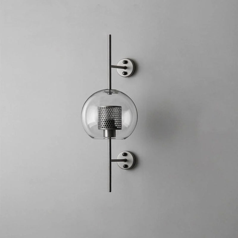 Chiswick Glass Wall Lamp - Modern LED Sconce Light for Living Room, Bedroom, and Hallway - Elegant Home Decor Lighting Fixture