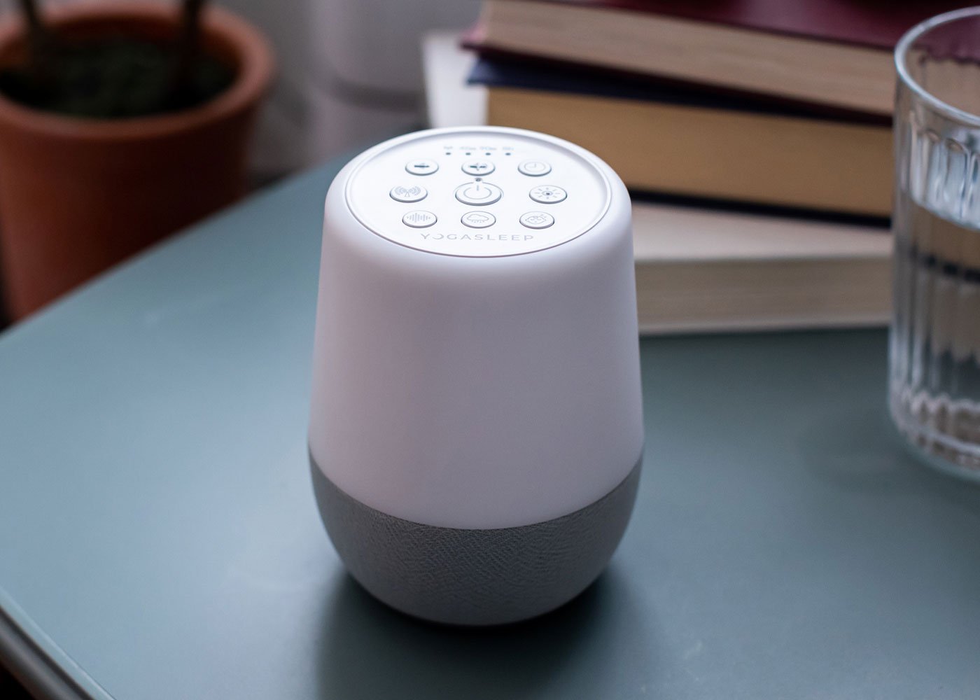 Yogasleep Duet White Noise Machine with Night Light - Soothing Sound Therapy for Sleep, Baby & Meditation - Perfect for Nursery, Office & Travel