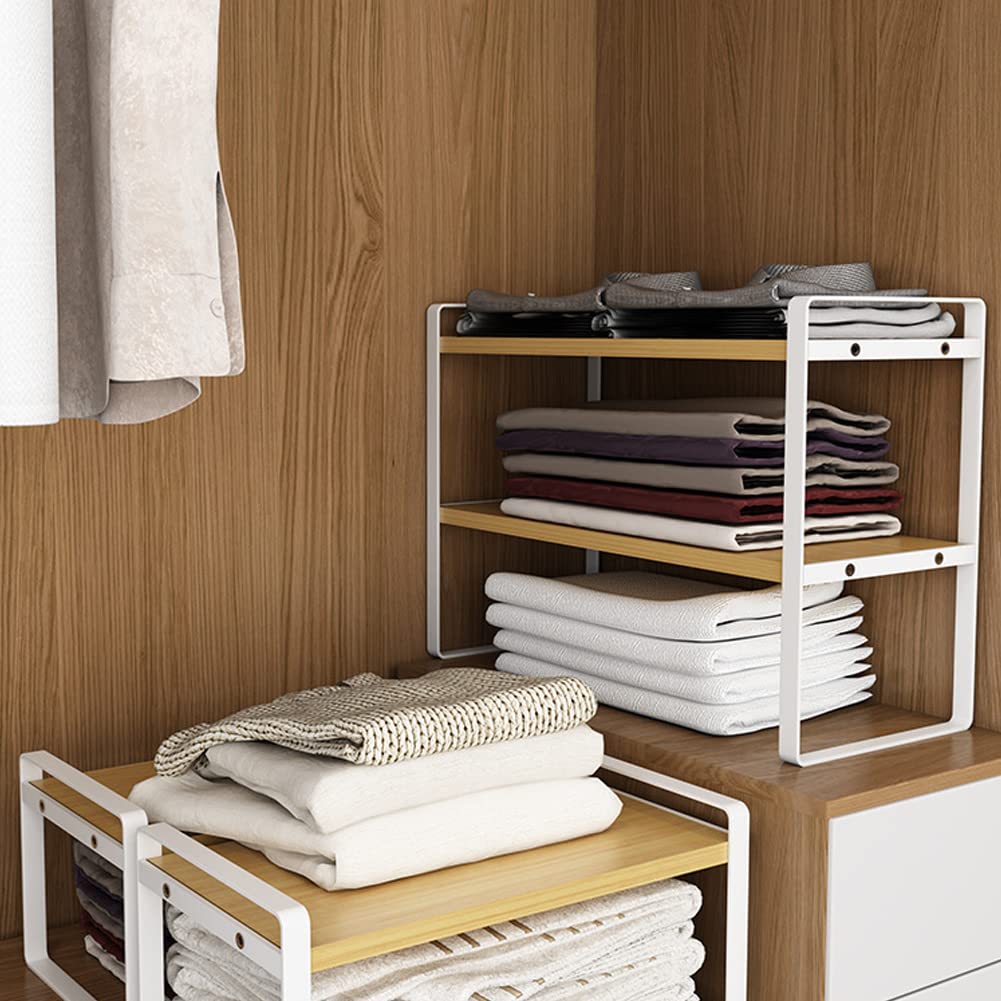Adjustable Desktop Organizer Shelf - Black Office Storage Rack for Computer Desk, Bookshelf & Office Supplies | Perfect for Workspace Organization & Home Office Decor