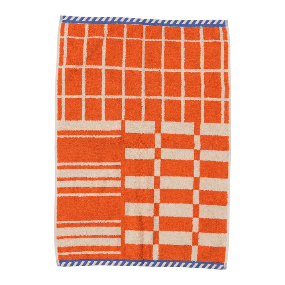 Premium Fresno Hand Towel Set - Soft & Absorbent Kitchen Towels, Dish Towels & Tea Towels - Perfect for Cooking, Baking & Kitchen Cleaning (Paprika Color)