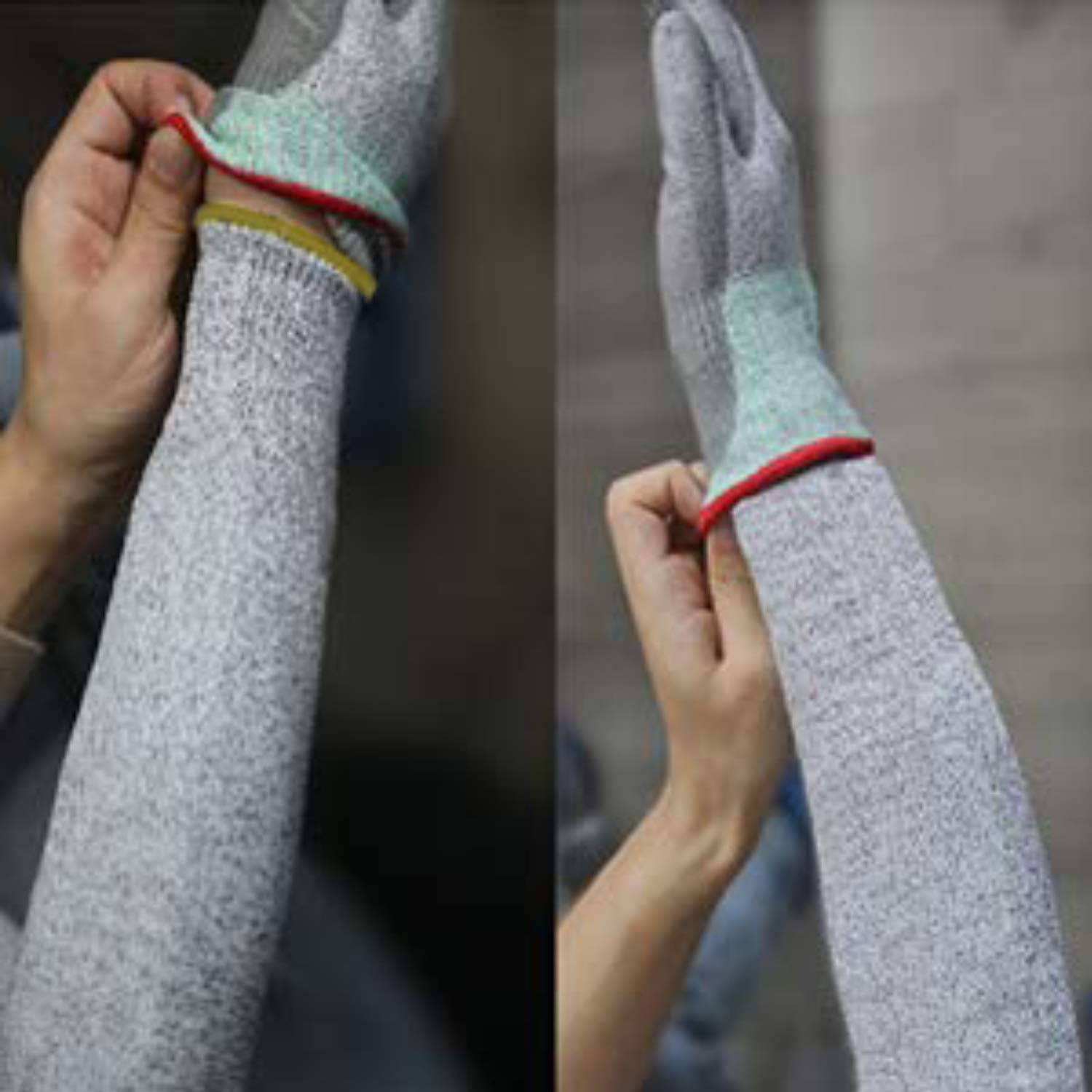 Heat Resistant Protective Arm Sleeves - Cut & Abrasion Proof Safety Arm Guards for Gardening, Kitchen & Outdoor Work (1 Pair) - Ideal for Cooking, Welding & Yard Work