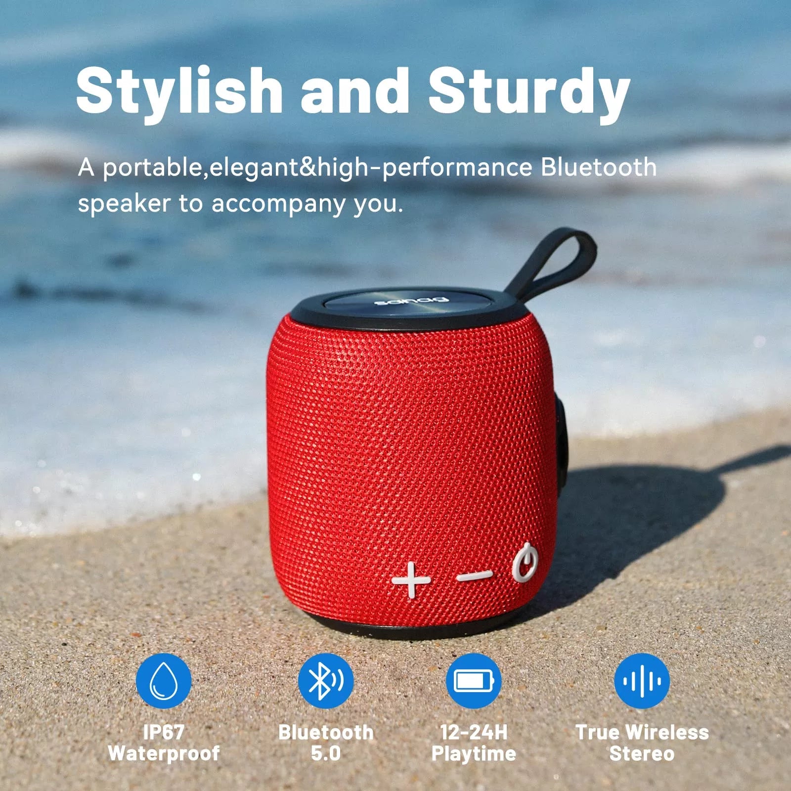 Sanag M7 Pro Wireless Bluetooth Speaker - Portable Mini Smart Speaker with HD Sound for Outdoor, Travel, and Home Use
