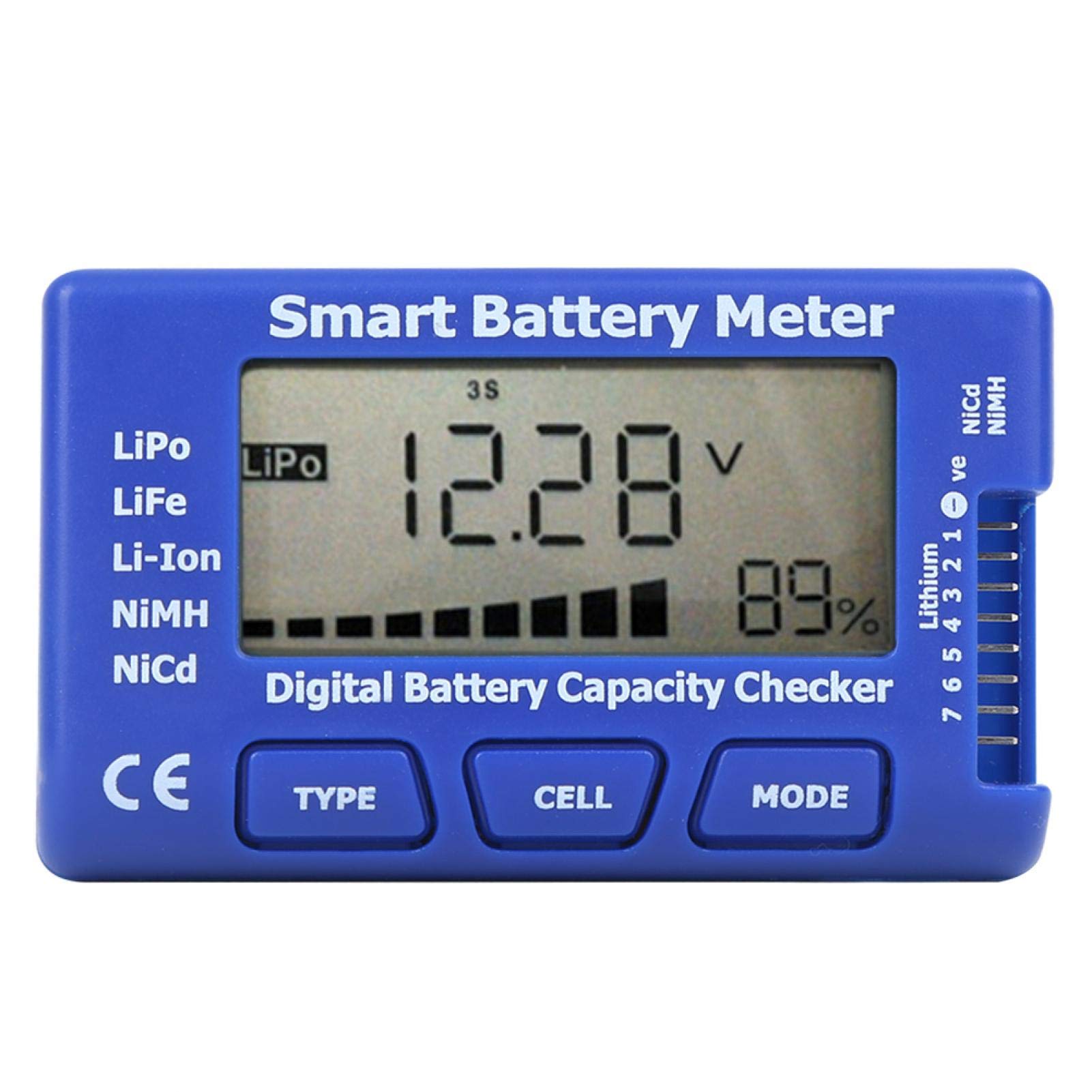Digital Battery Meter - Intelligent Battery Tester for Smartphones, Tablets & Electronics - Perfect for Device Repair & Battery Health Monitoring