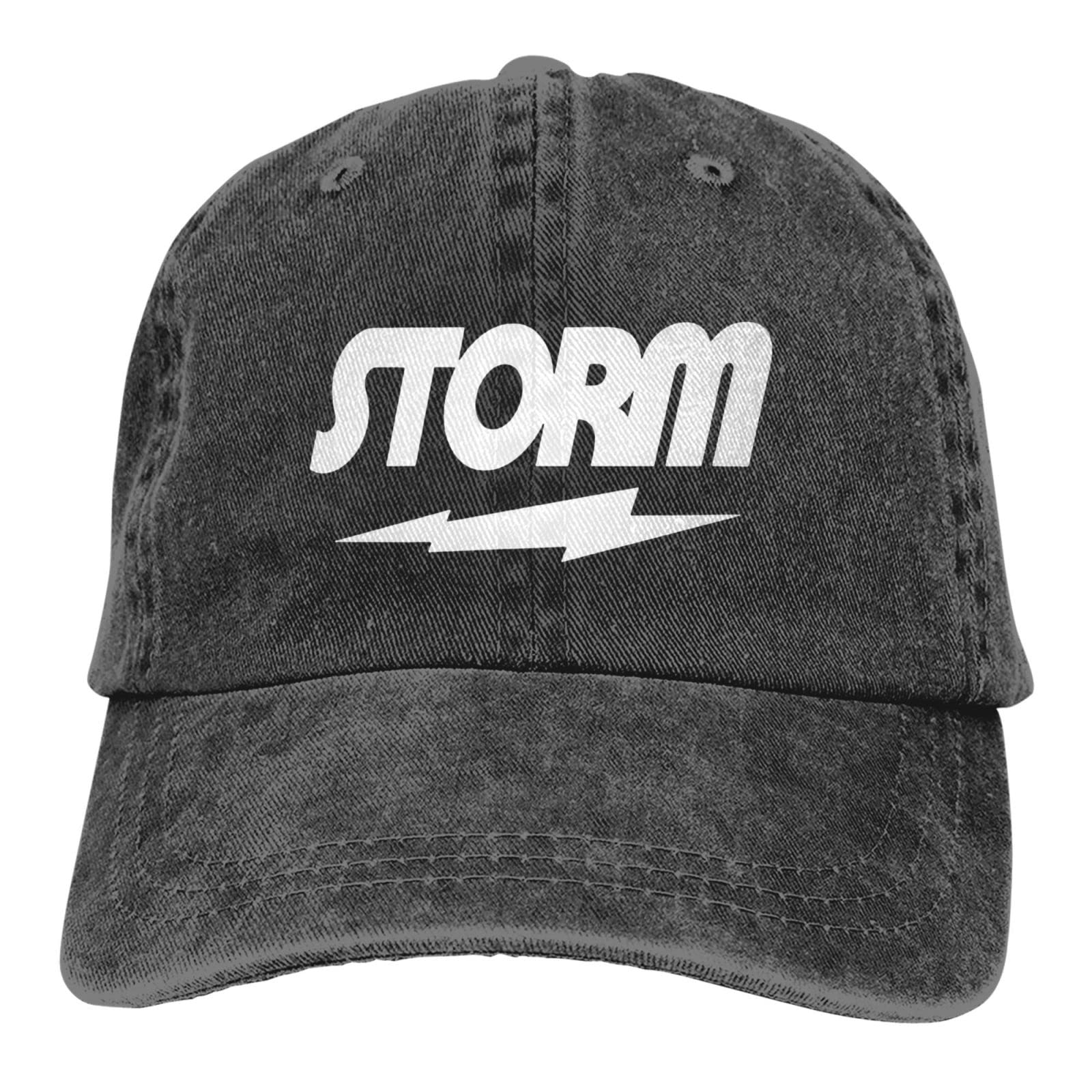 Storm Bowling Baseball Cap - Adjustable Sun Hat for Men & Women - Golf, Outdoor & Casual Wear