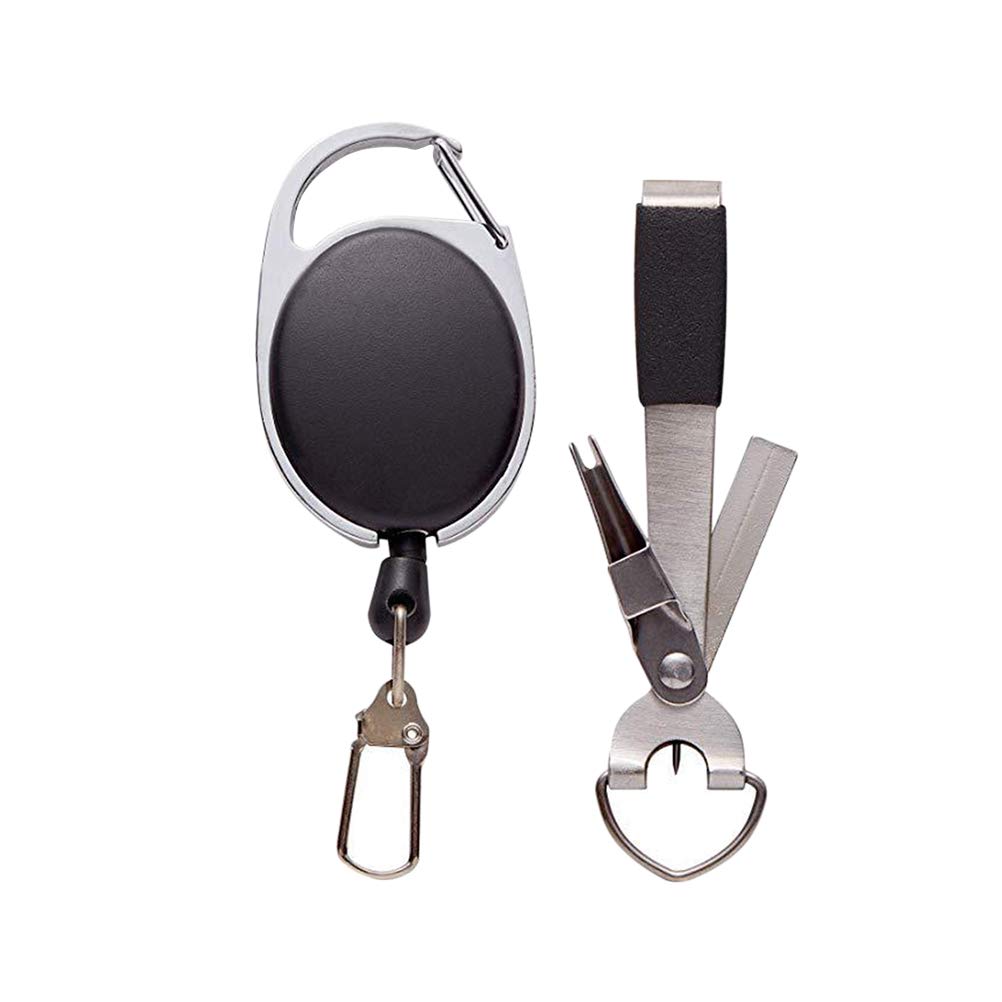 2-Pack Fishing Quick Knot Tool Set - Fast Tie Nail Knotter, Line Cutter & Hook Sharpener - Essential Fly Tying Tools for Trout, Bass, Saltwater Fishing Gear - Perfect for Camping, Boat Trips & Outdoor Adventures