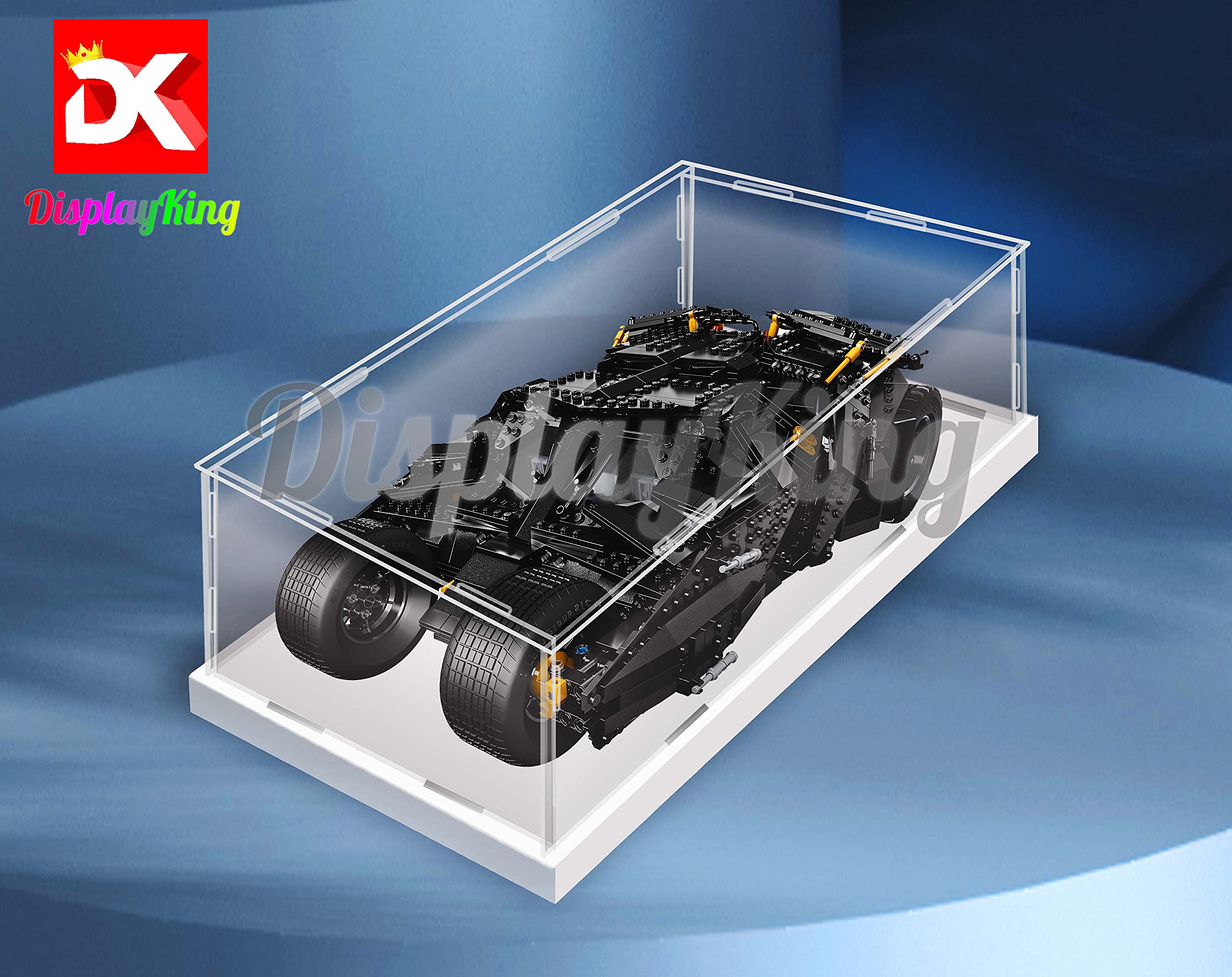 Acrylic Display Case for DC Super Heroes Batman The Tumbler 76023 - Compatible with LEGO Sets (Model Not Included) | Perfect for Collectors & Showcasing Action Figures