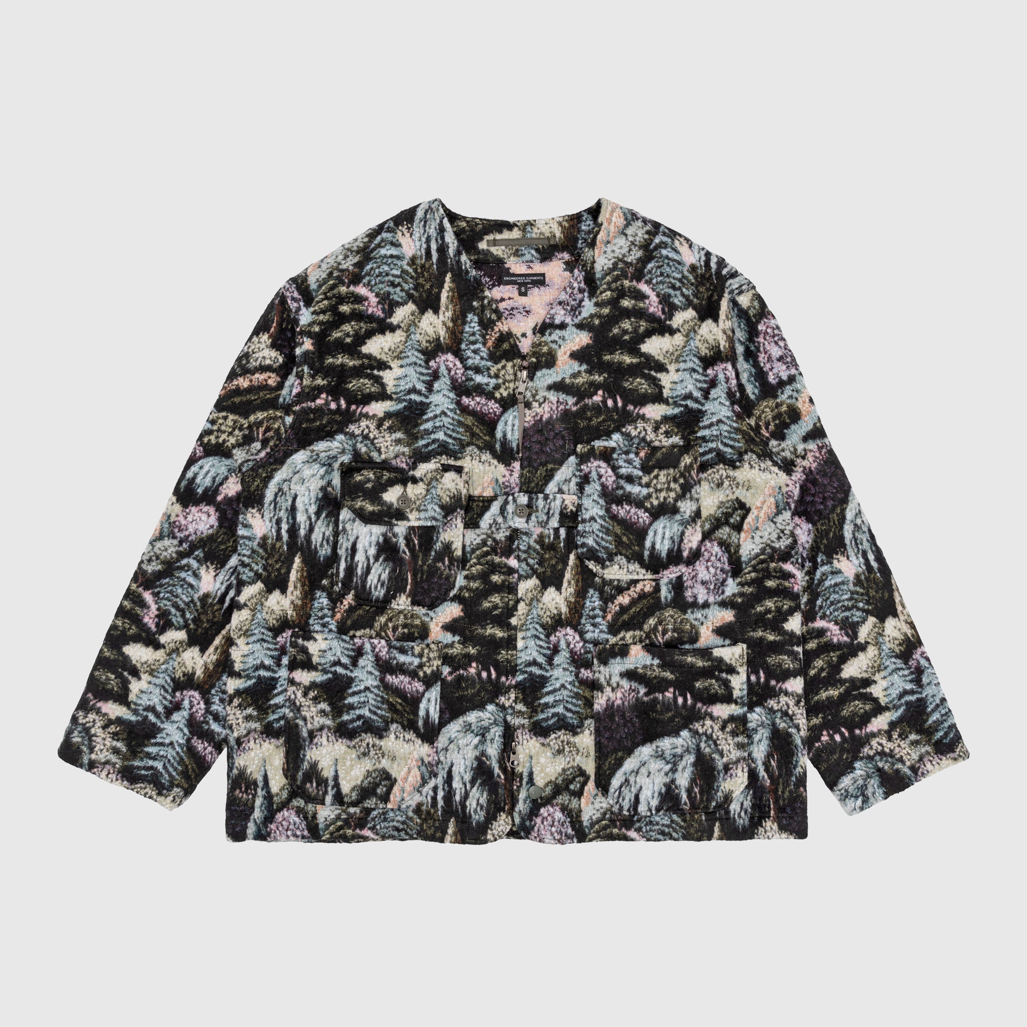 Men's Jacquard Shooting Jacket - Vintage Style Hunting Coat for Outdoor Adventures & Casual Wear