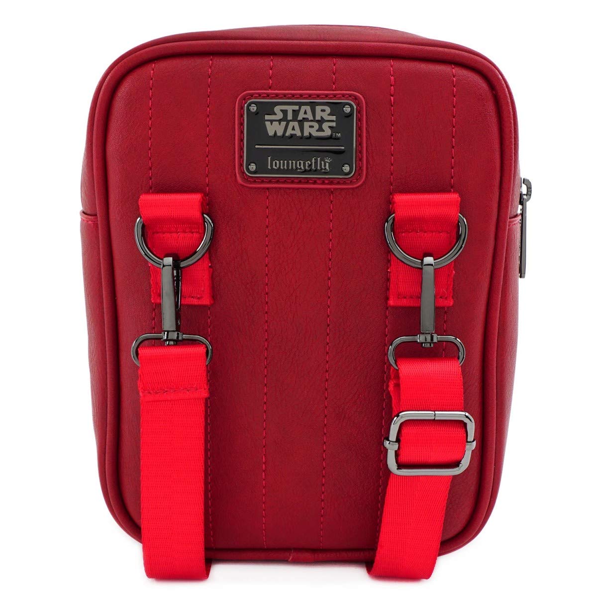 Loungefly Star Wars Sith Trooper Crossbody Bag for Women - Red One Size | Lightweight & Durable | Perfect for Cosplay, Conventions & Everyday Use