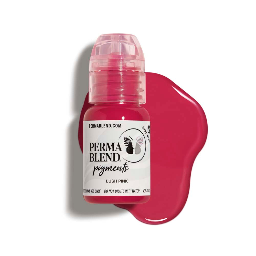 Perma Blend Lush Pink Tattoo Ink - Professional Permanent Makeup Pigment for Eyebrows & Lips | Ideal for Tattoo Artists & Cosmetic Procedures