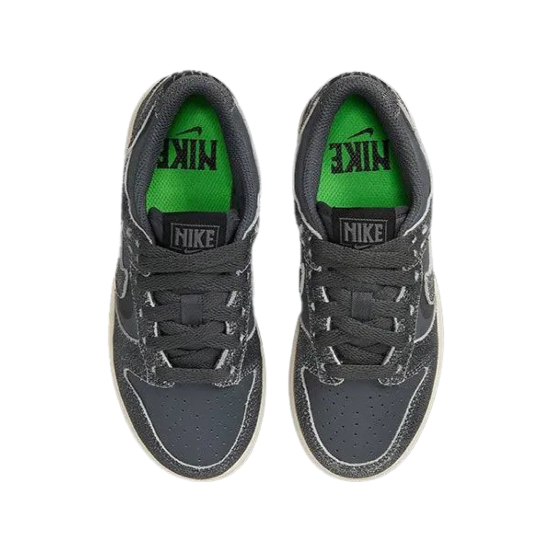 Nike Dunk Low Retro Premium Halloween 2022 Iron Grey Phantom Ghost Green Sneakers - Limited Edition Basketball Shoes for Men & Women - Perfect for Halloween Costumes, Streetwear Fashion, and Sneaker Collectors