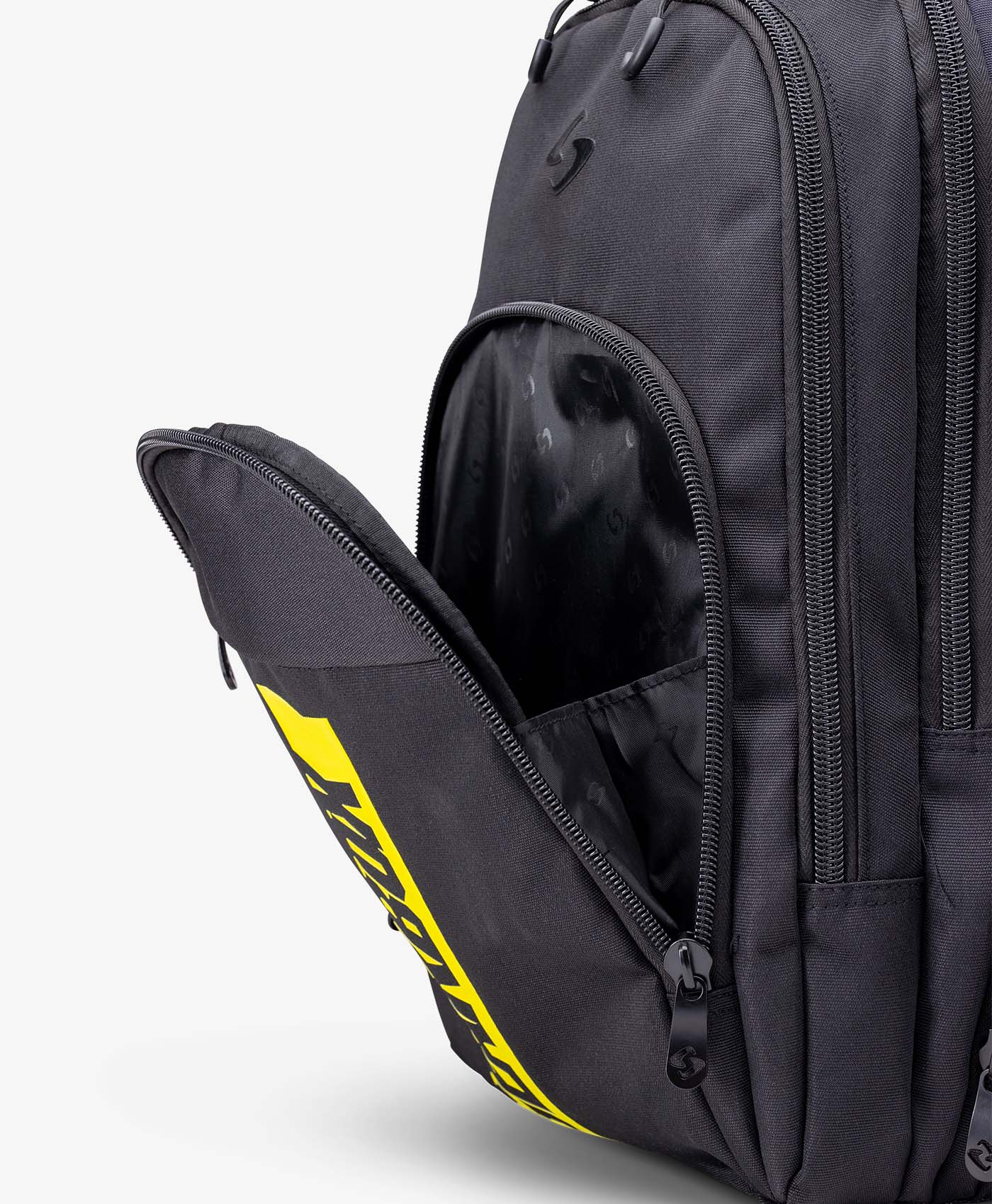 Core Collection Backpack - Durable & Stylish Black/Yellow Unisex Daypack for School, Travel & Outdoor Adventures | Water-Resistant Laptop Backpack with Multiple Pockets