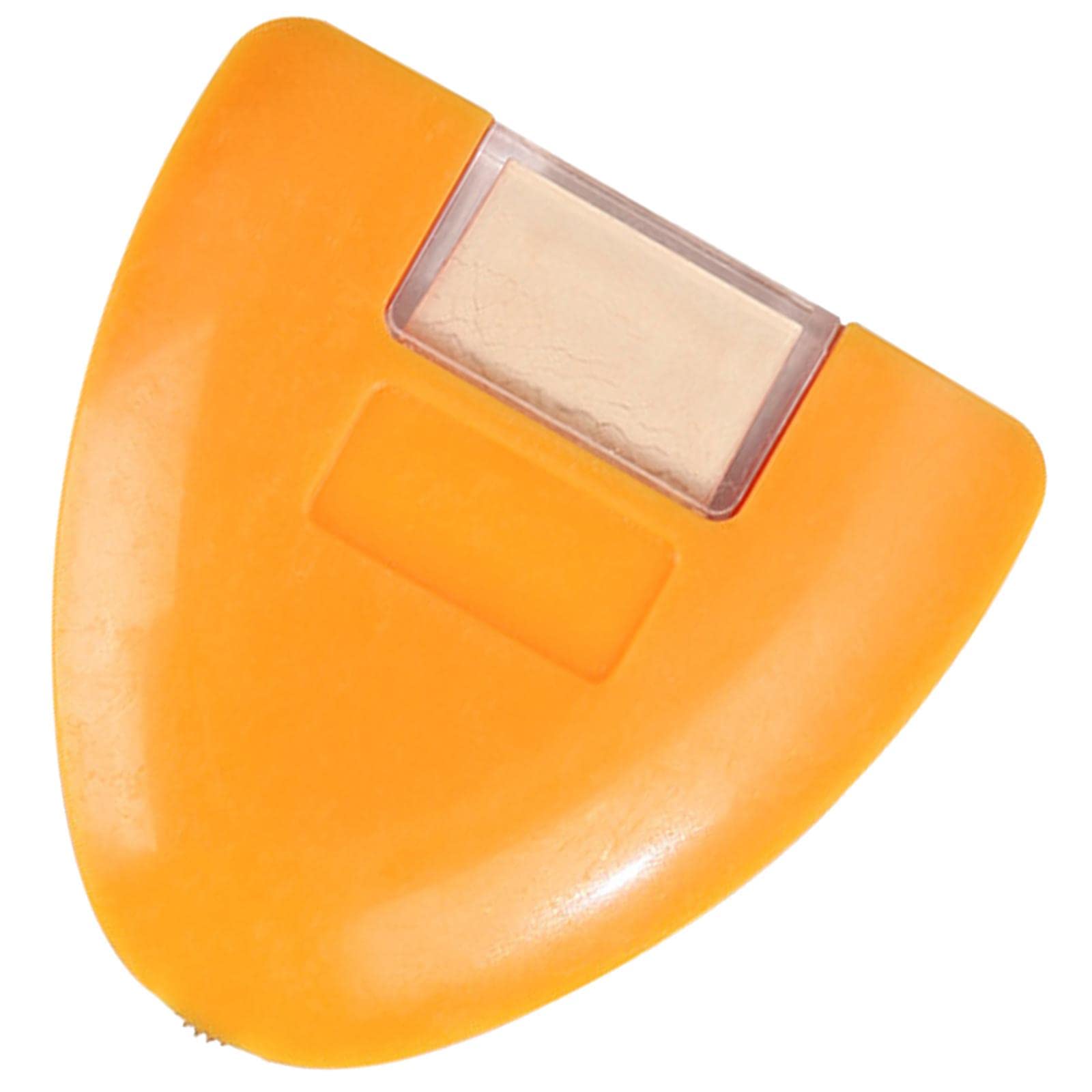 Fancyes Triangular Chalk Wheel - Durable Sewing Cloth Marker Tool for DIY Fabric Marking | Compact & Portable Removable Chalk Wheel in Orange/Yellow | Perfect for Quilting, Dressmaking & Craft Projects