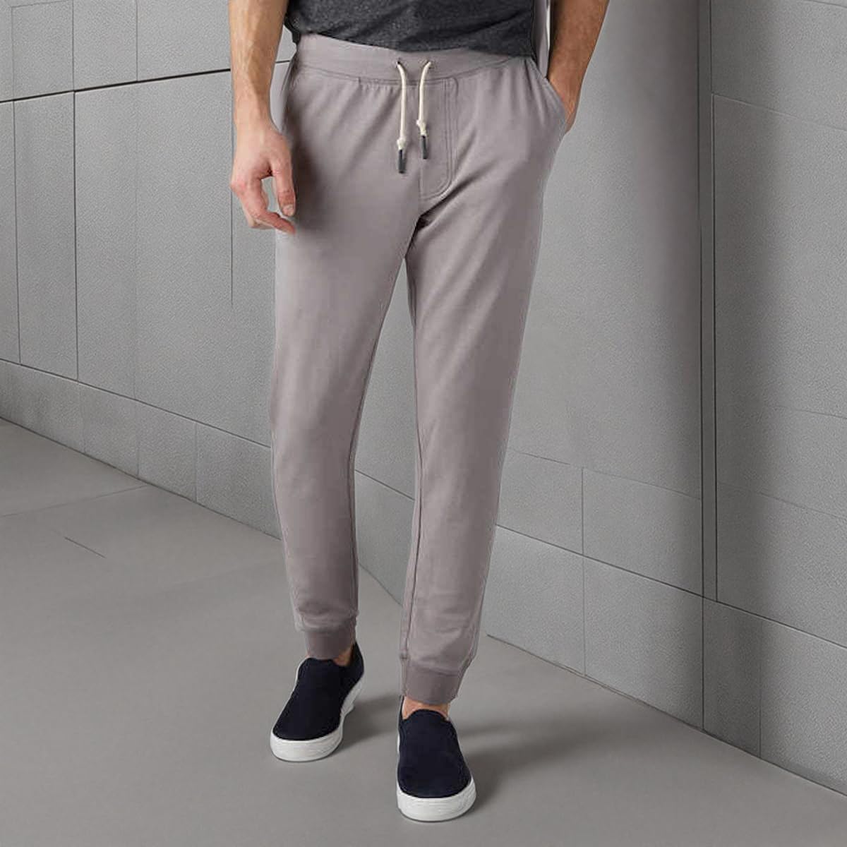 Vintage Weatherproof Men's Comfort Drawstring Jogger Pants - Casual Lounge, Outdoor Running & Travel Wear