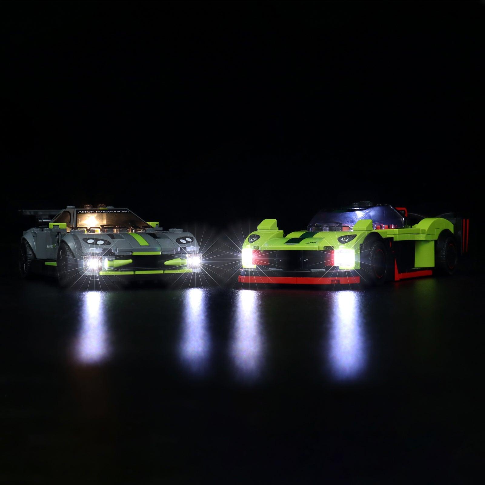 LEGO Speed Champions 76910 Aston Martin Light Kit – DIY Lighting Set for Car Models – Perfect for Display & Nighttime Play